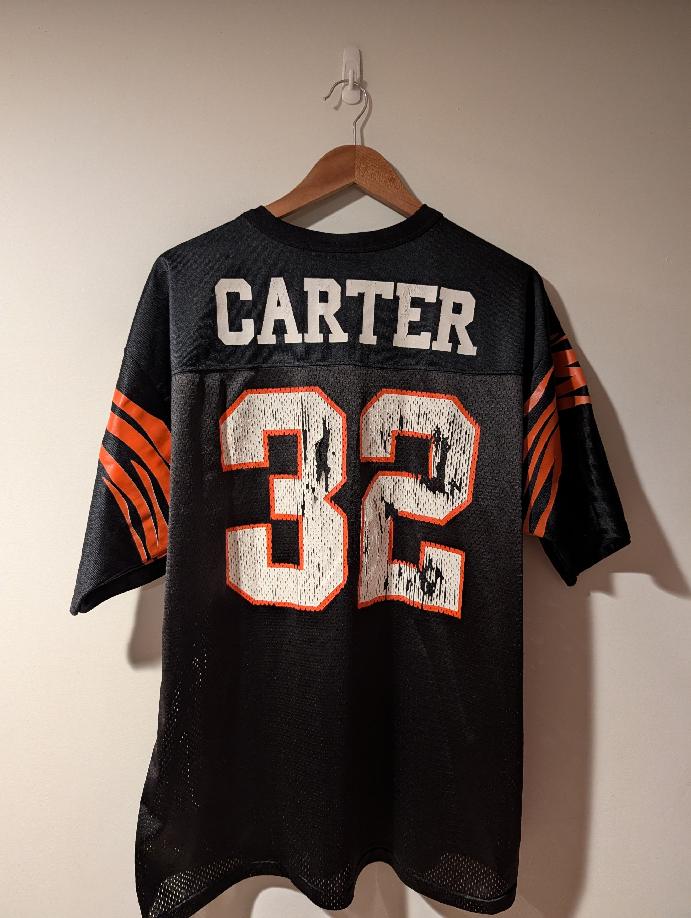 NFL Vintage Cincinnati Bengals Carter Logo Athletic Large Jersey Size US L / EU 52-54 / 3 - 1 Thumbnail