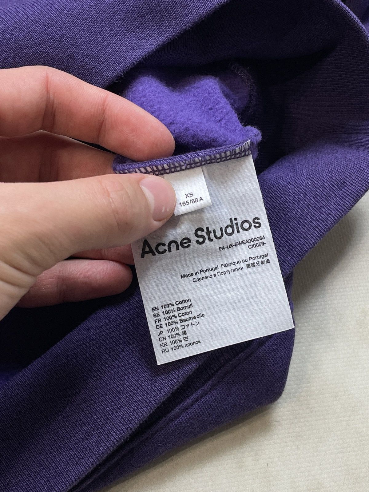 Acne Studios × Vintage 🔥RARE ACNE STUDIOS PATCHED LOGO BAGGY BASIC HOODIE🔥 Size US XS / EU 42 / 0 - 6 Thumbnail
