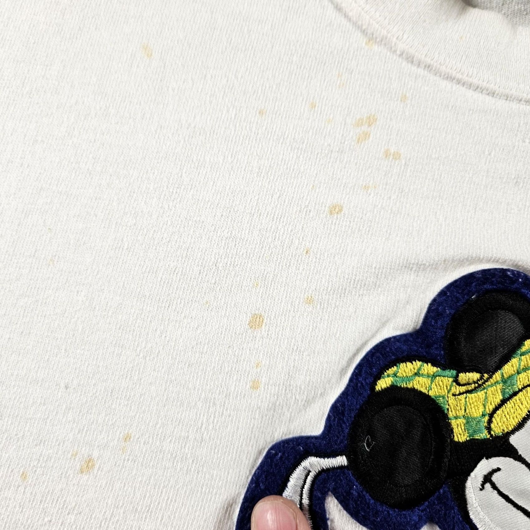 Disney VINTAGE Mickey Mouse Golf Classic Shirt Mens L White GENUS 90s Disney Graphics Mock Neck Short Sleeve Cotton Jersey Embroidered Fits Regular Men Size US L / EU 52-54 / 3 - 4 Thumbnail