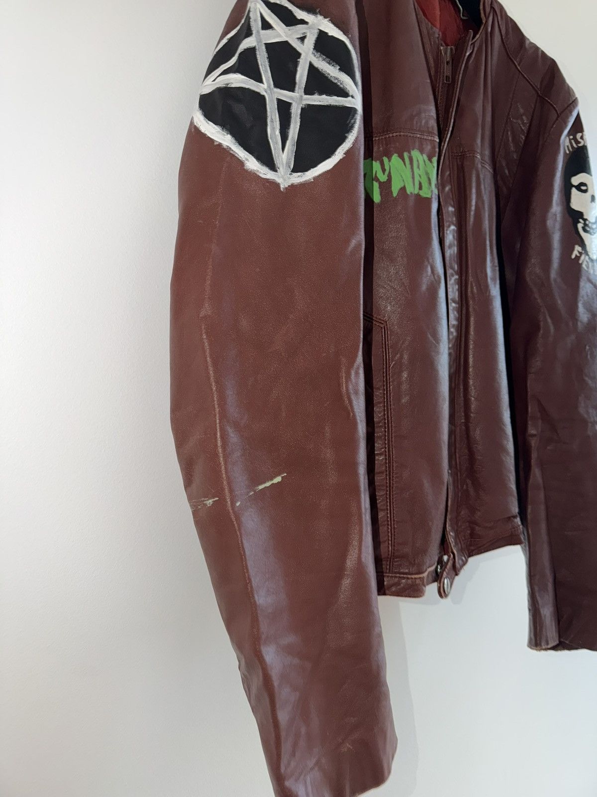 Vintage *RARE* VINTAGE 90s PUNK MISFITS FIEND CASUALTIES LEATHER Size US M / EU 48-50 / 2 - 5 Thumbnail