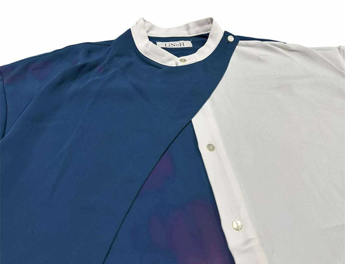 Japanese Brand 🔥Japanese Avant Garde Drape Layered Asymmetric Shirt Size US XL / EU 56 / 4 - 5 Thumbnail