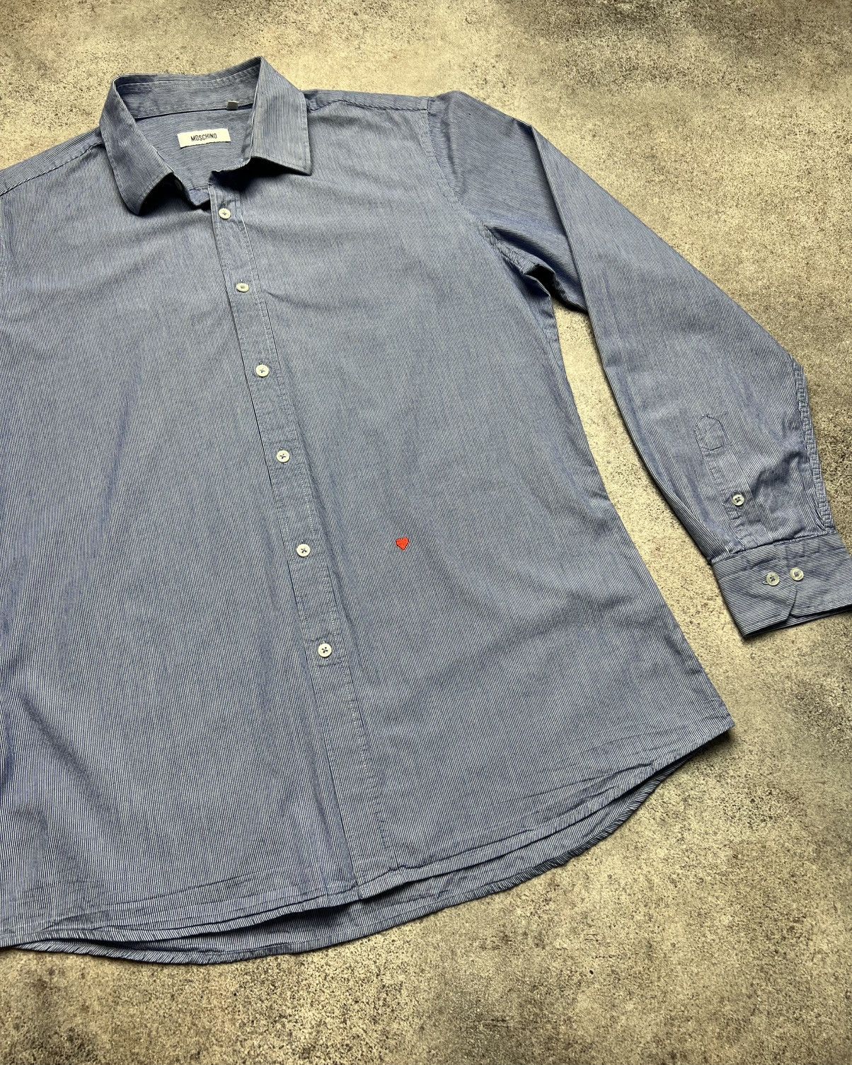 Moschino × Vintage Moschino vintage striped shirt Size US M / EU 48-50 / 2 - 4 Thumbnail