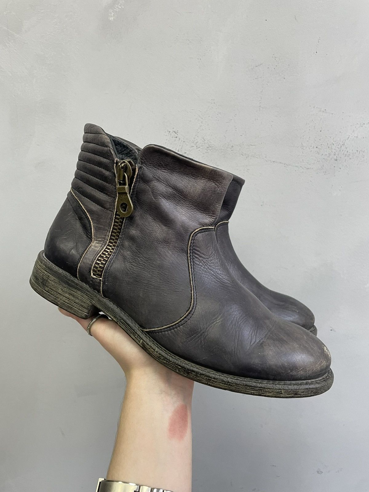 Other Moto style guidi Leather Boots Statement artisan Style Size US 8 / EU 41 - 2 Thumbnail