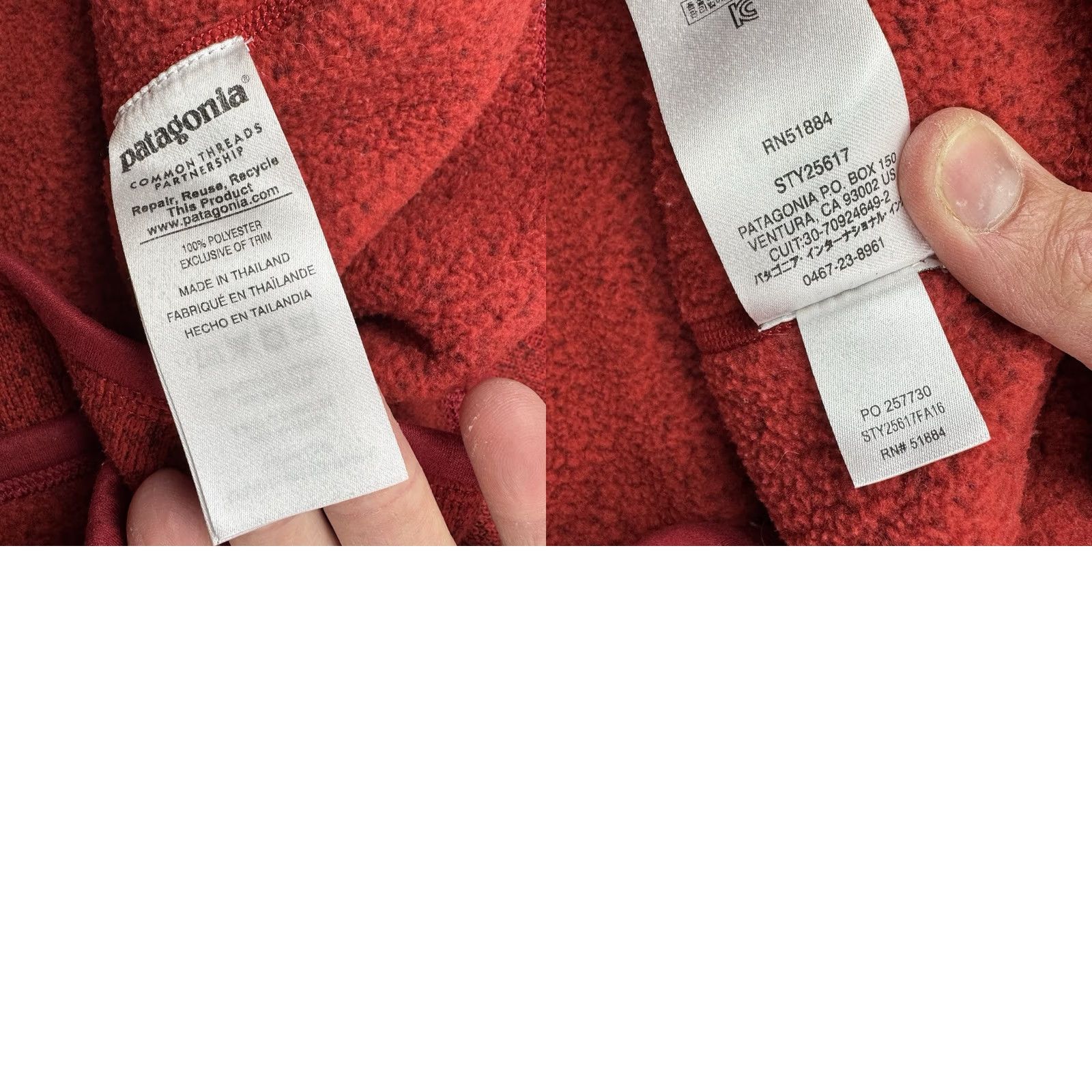 Patagonia Patagonia Better Sweater Jacket Womens Medium Red Collared Zip Fall 2016 B Size M / US 6-8 / IT 42-44 - 9 Thumbnail