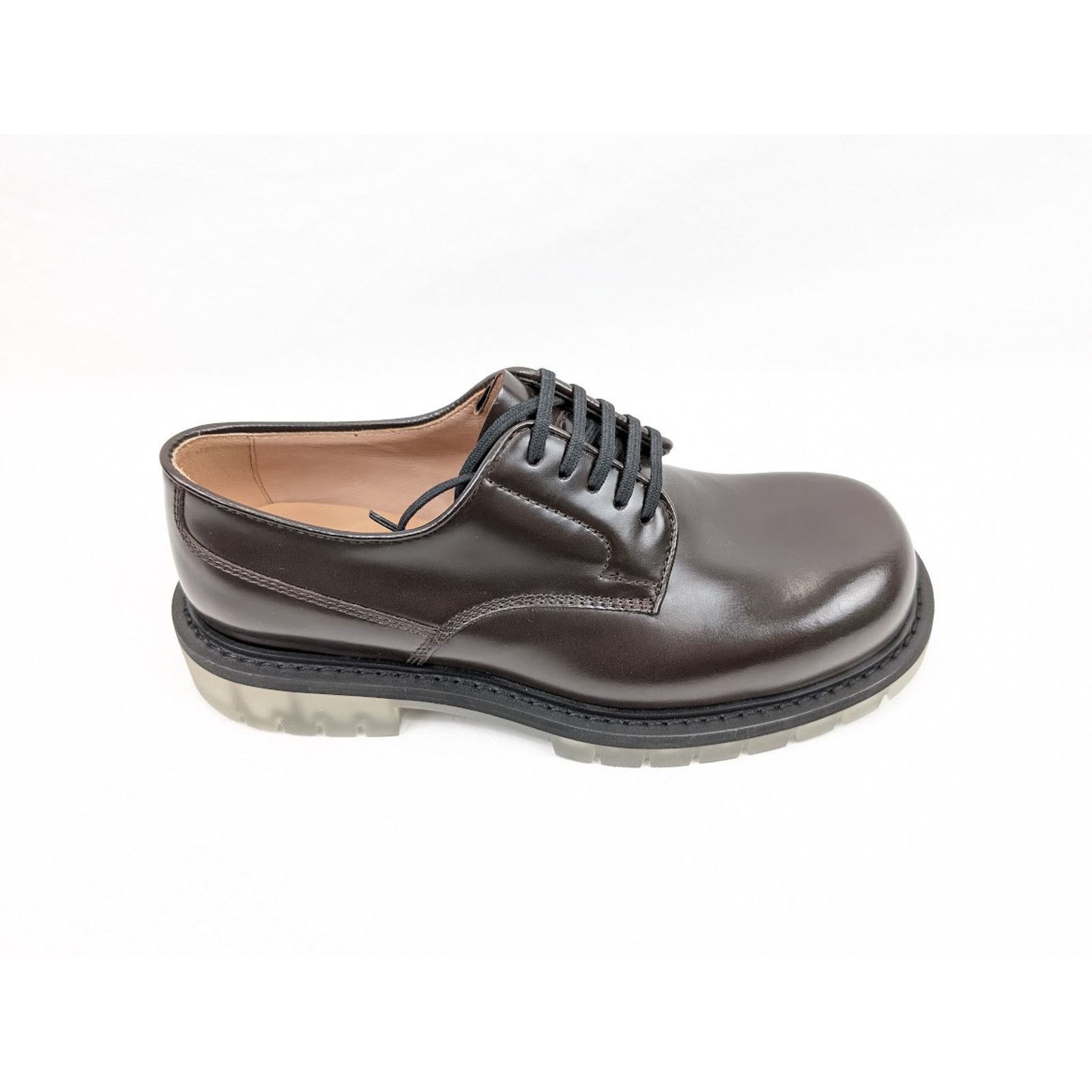 Bottega Veneta o1rshd1 Brushed Calfskin Scarpa Pelle Boots in Espresso Size US 10 / EU 43 - 3 Thumbnail