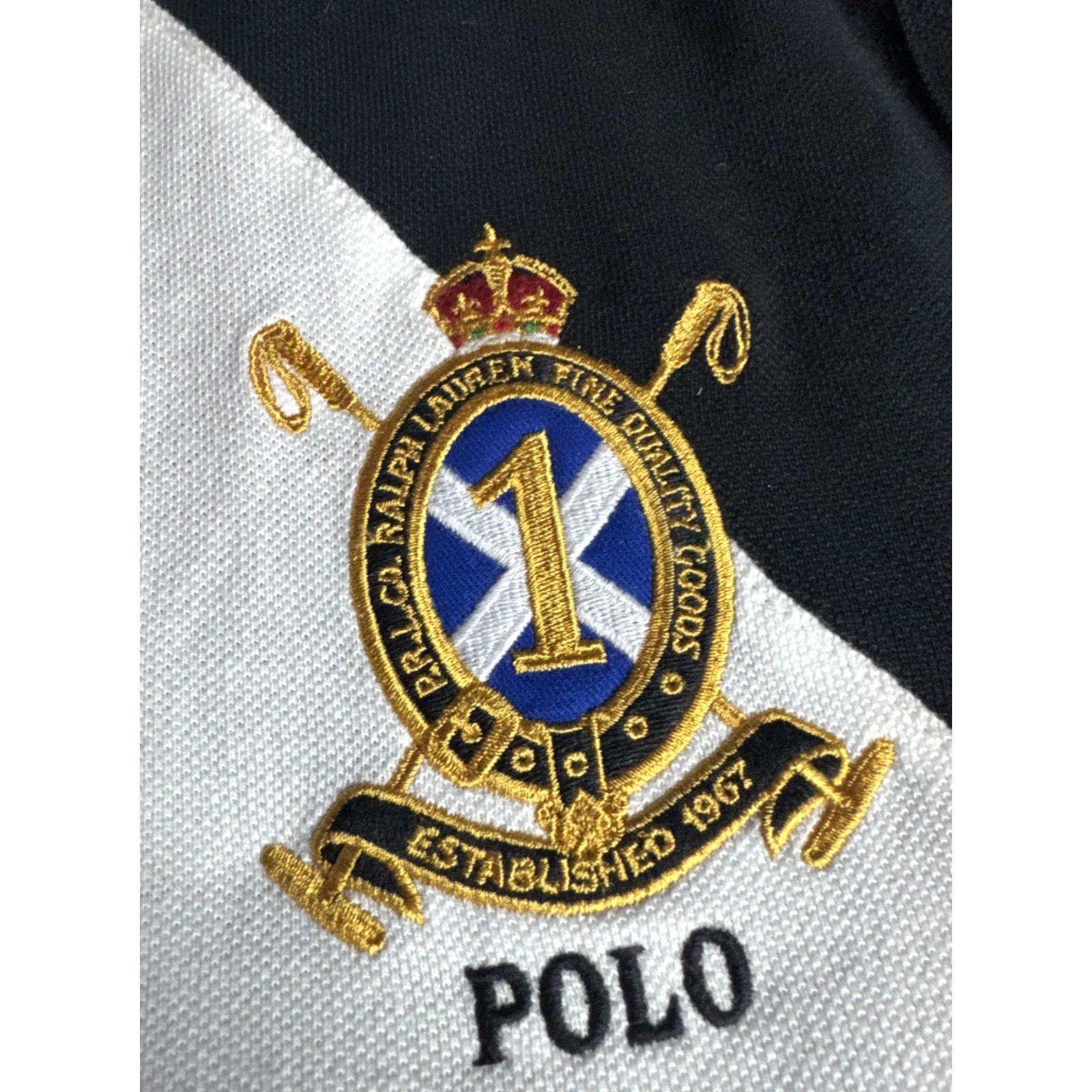Ralph Lauren Ralph Lauren Polo Crest Logo Black & White Men’s 2XL XXL Classic Fit Size US XXL / EU 58 / 5 - 2 Thumbnail