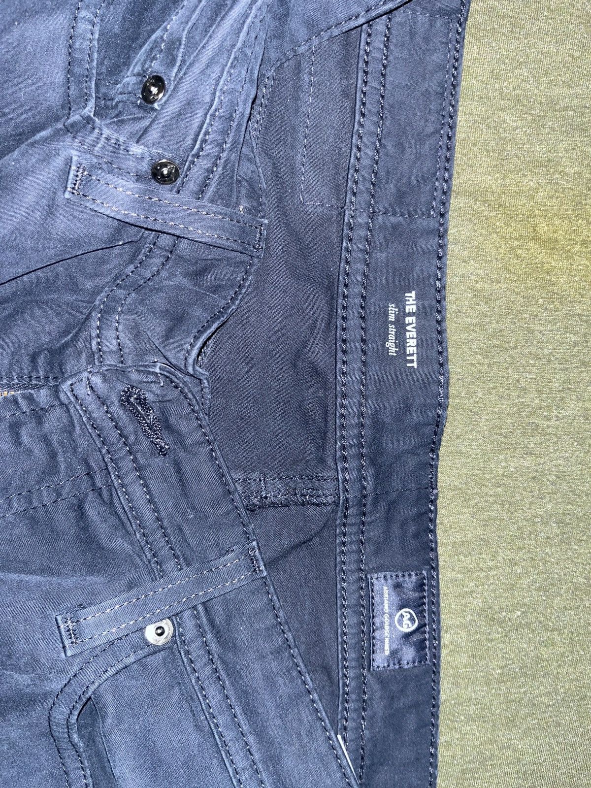 AG Adriano Goldschmied Navy Blue Adriano Goldschmied Size US 32 / EU 48 - 5 Thumbnail