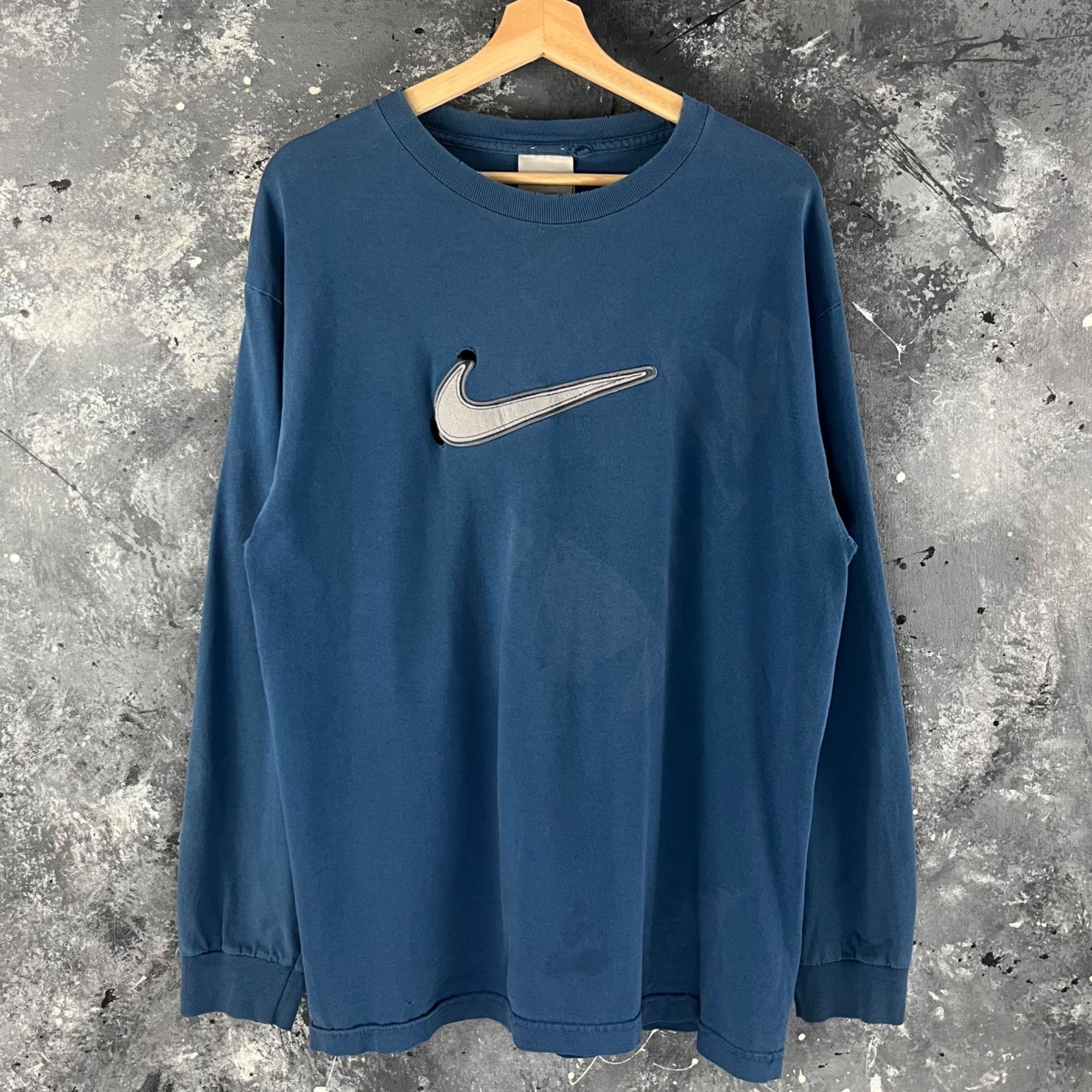 Vintage Vintage Y2K Nike long sleeve shirt Size US L / EU 52-54 / 3 - 1 Thumbnail