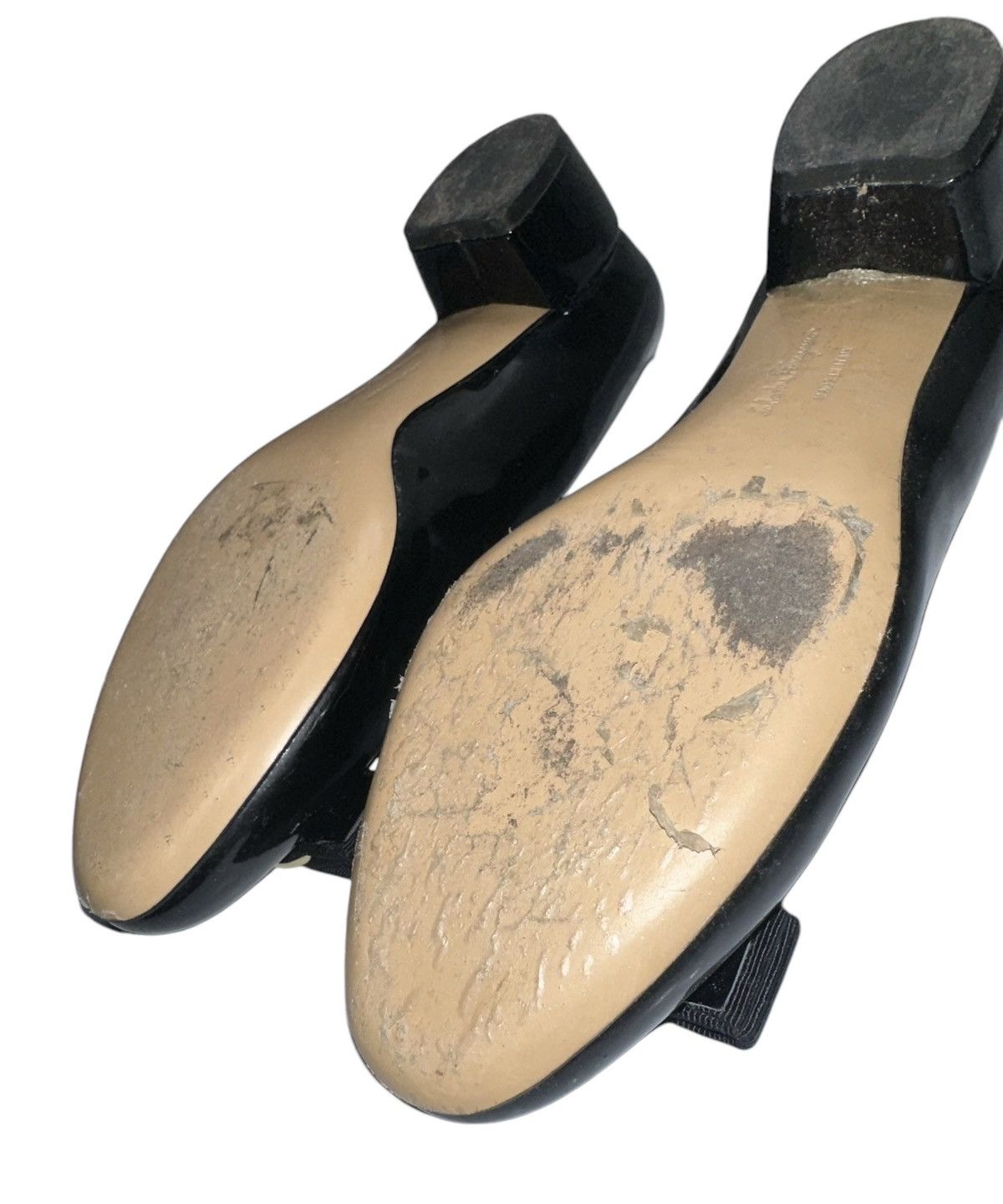 Salvatore Ferragamo Salvatore Ferragamo Black Leather Vera Bow Pump Heel SZ 5D Size US 5 / IT 35 - 6 Thumbnail