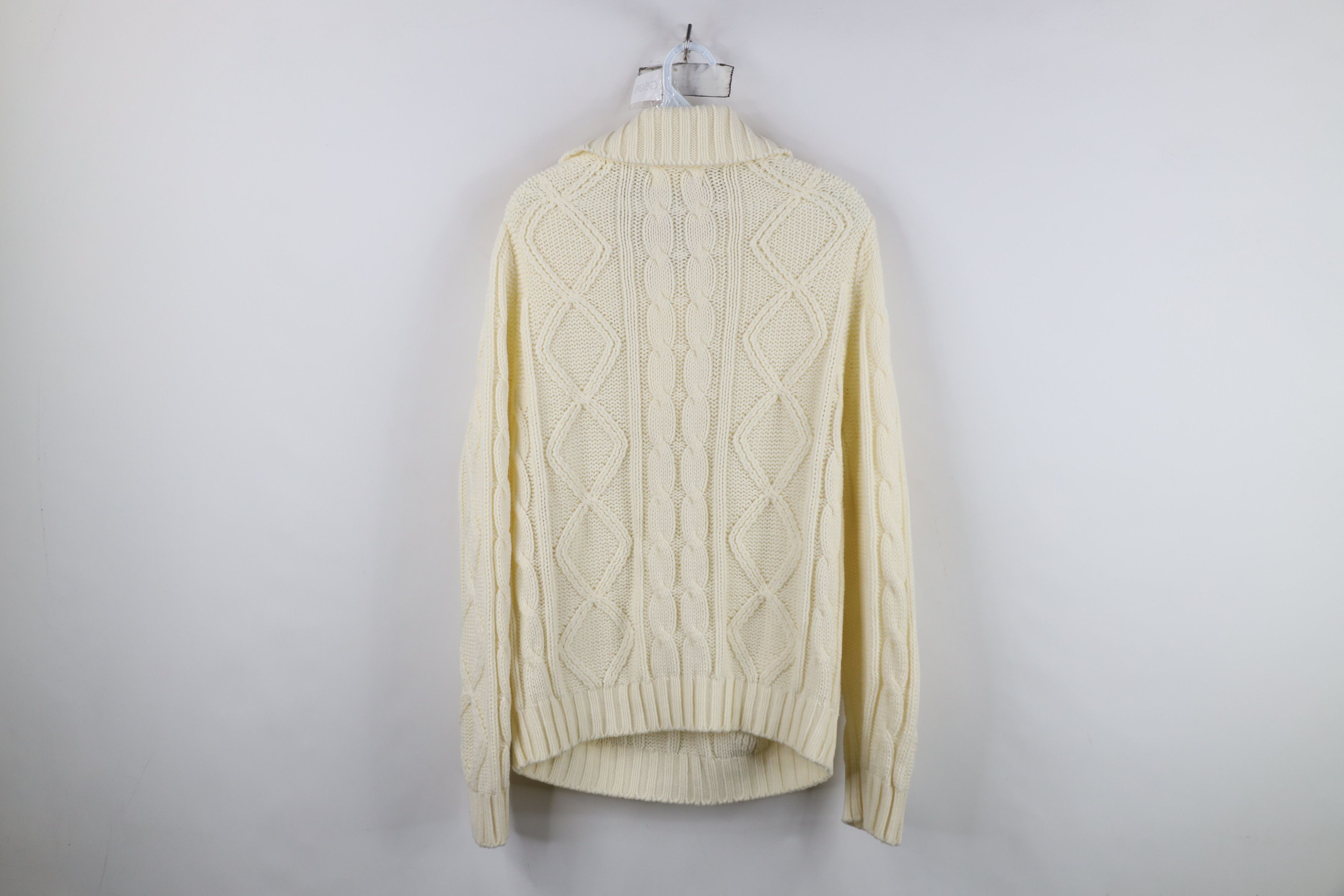 Vintage Vintage 70s Streetwear Fisherman Chunky Cable Knit Sweater Size US M / EU 48-50 / 2 - 8 Thumbnail