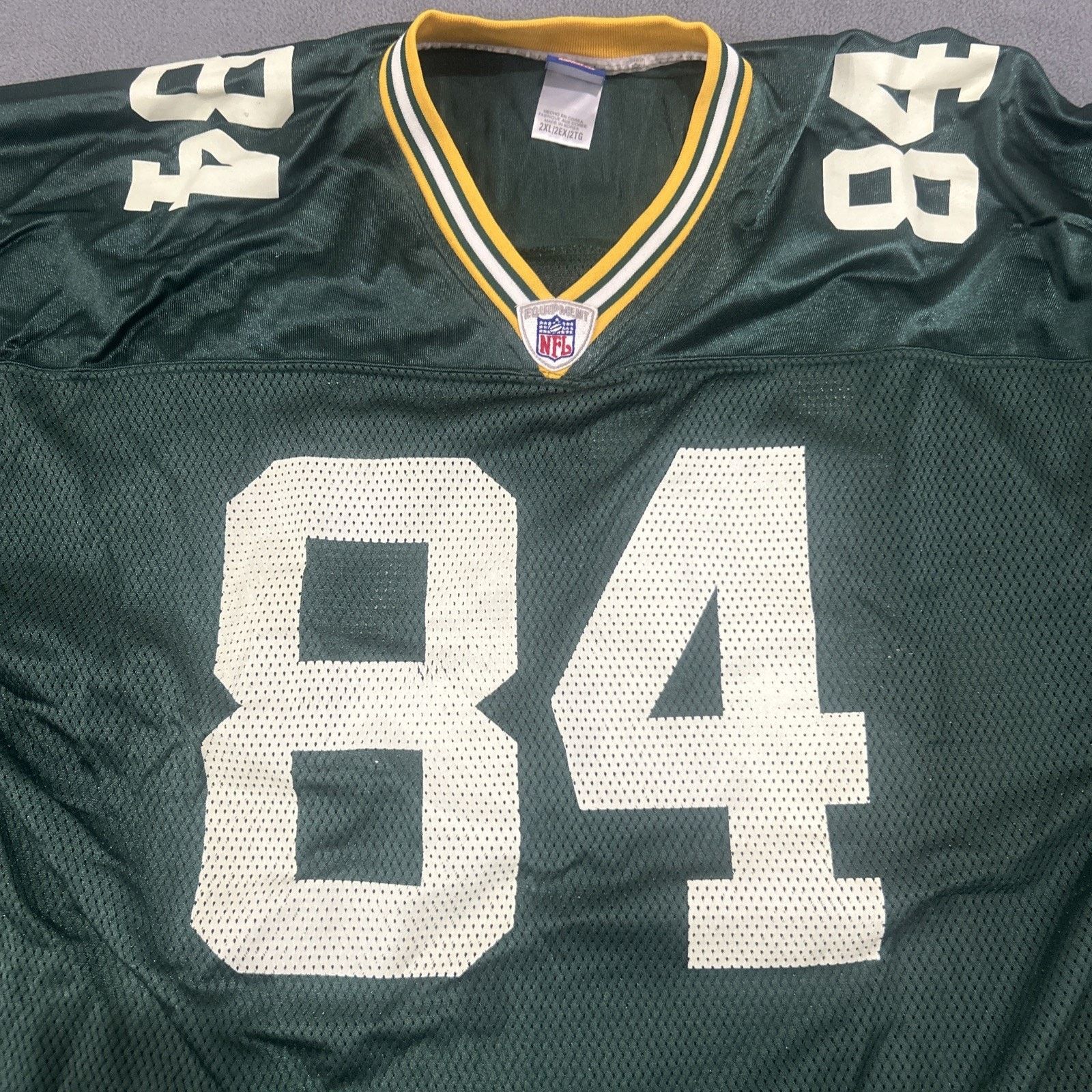 Reebok Javon Walker Green Bay Packers #84 Reebok Jersey Sixe 2XL Size US XXL / EU 58 / 5 - 4 Thumbnail