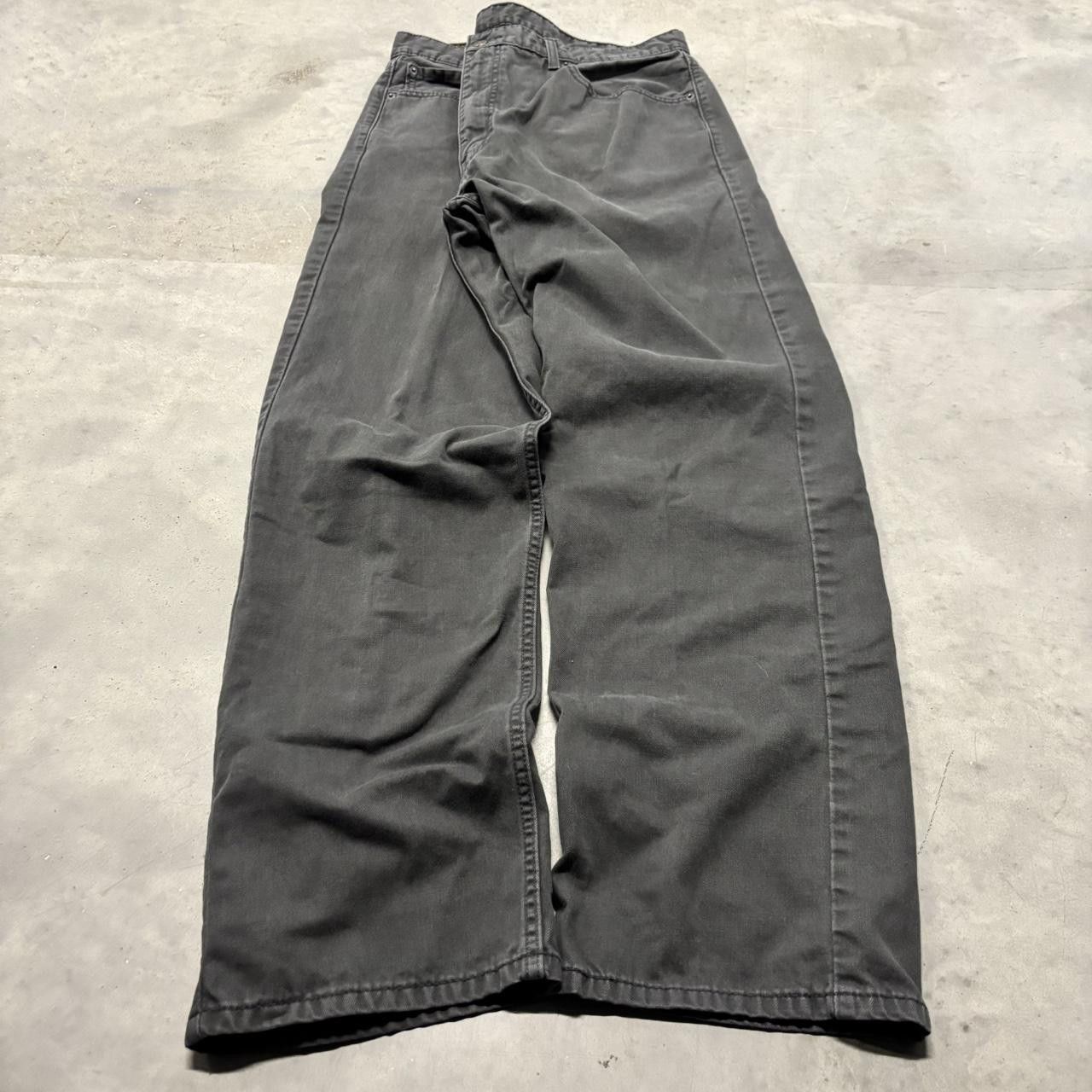 Levi's × Vintage Crazy Vintage Y2K/2000s Dark Grey Levis Streetwear Denim Jeans! Size US 38 / EU 54 - 3 Thumbnail