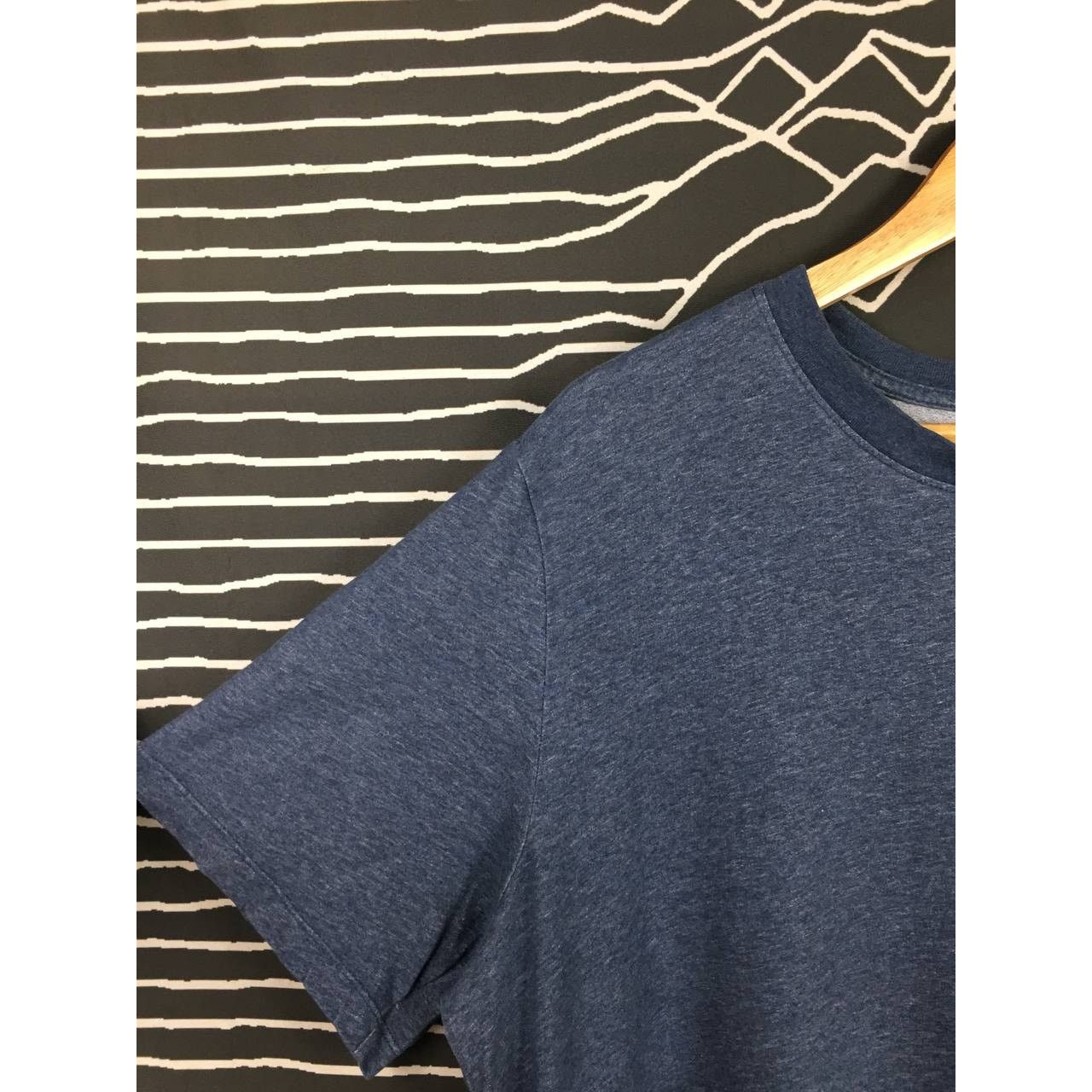 Nike Nike Dri-Fit Swoosh Logo Heather Blue Athletic Tee Size US XL / EU 56 / 4 - 5 Thumbnail