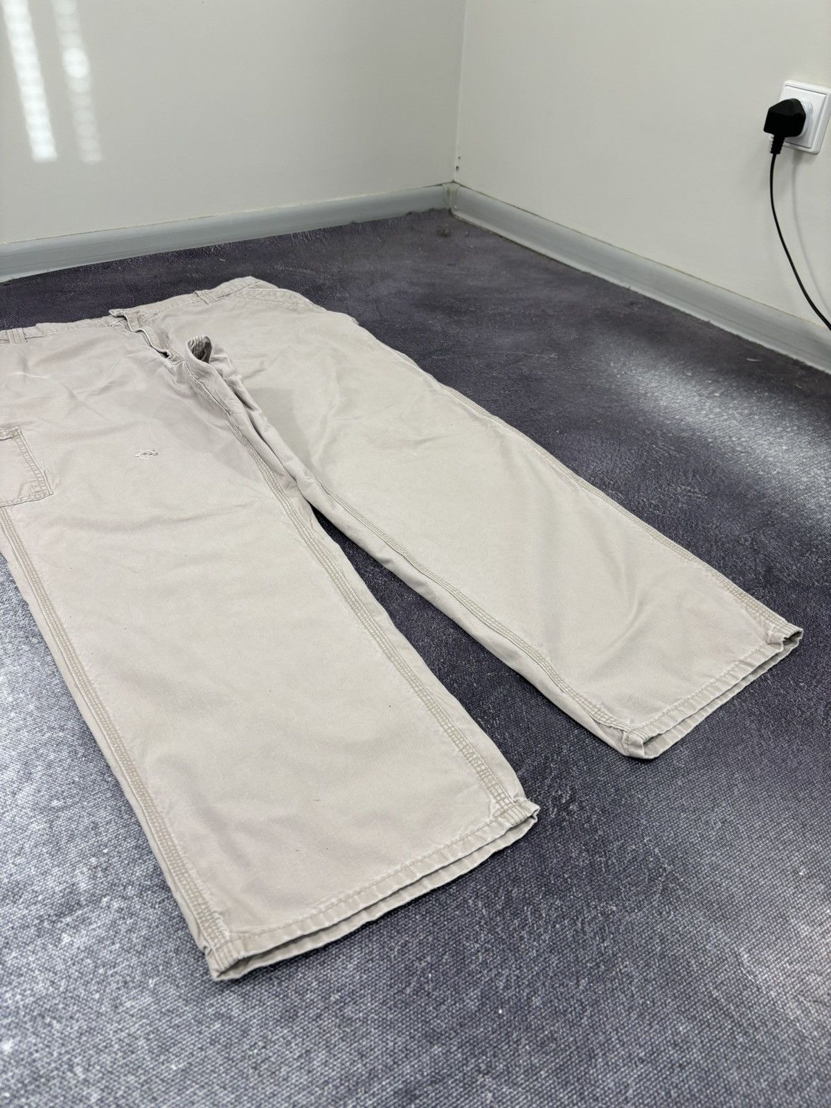 Carhartt Vintage Carhartt Y2K Beige USA Hype Baggy Pants Size US 40 / EU 56 - 10 Thumbnail