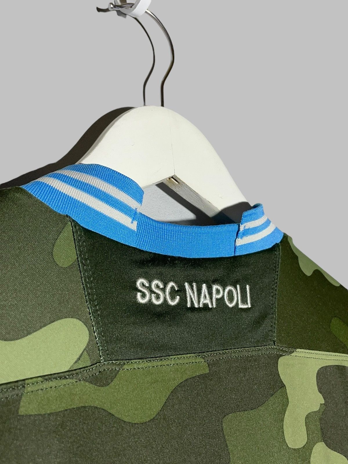 Macron SSC Napoli Macron 2013/14 Away League Champion Soccer Jersey Size US XS / EU 42 / 0 - 13 Thumbnail