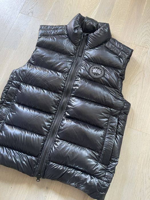 Canada Goose CANADA GOOSE gilet jacket sizes in photos by tape measure