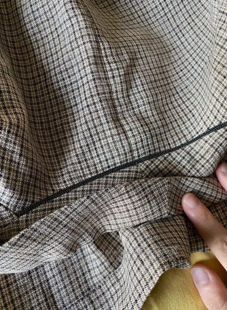 Brunello Cucinelli Brunello Cucinelli Linen suit jacket, linen weave, plaid c Size S / US 4 / IT 40 - 4 Thumbnail