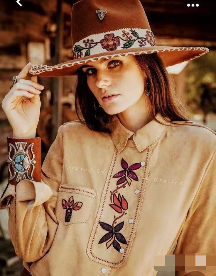 Vintage American Western Cowboy Fringe Shirt Size M / US 6-8 / IT 42-44 - 1 Thumbnail