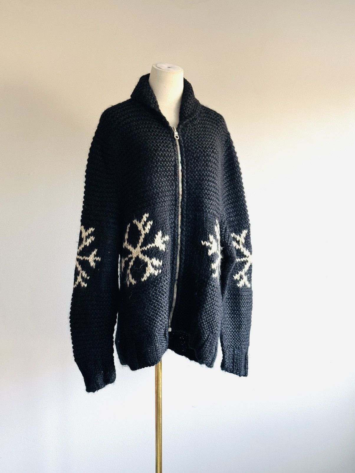 Katharine Hamnett London VTG Katharine Hamnett intarsia knit zip Cardigan Sz M Size US M / EU 48-50 / 2 - 14 Thumbnail