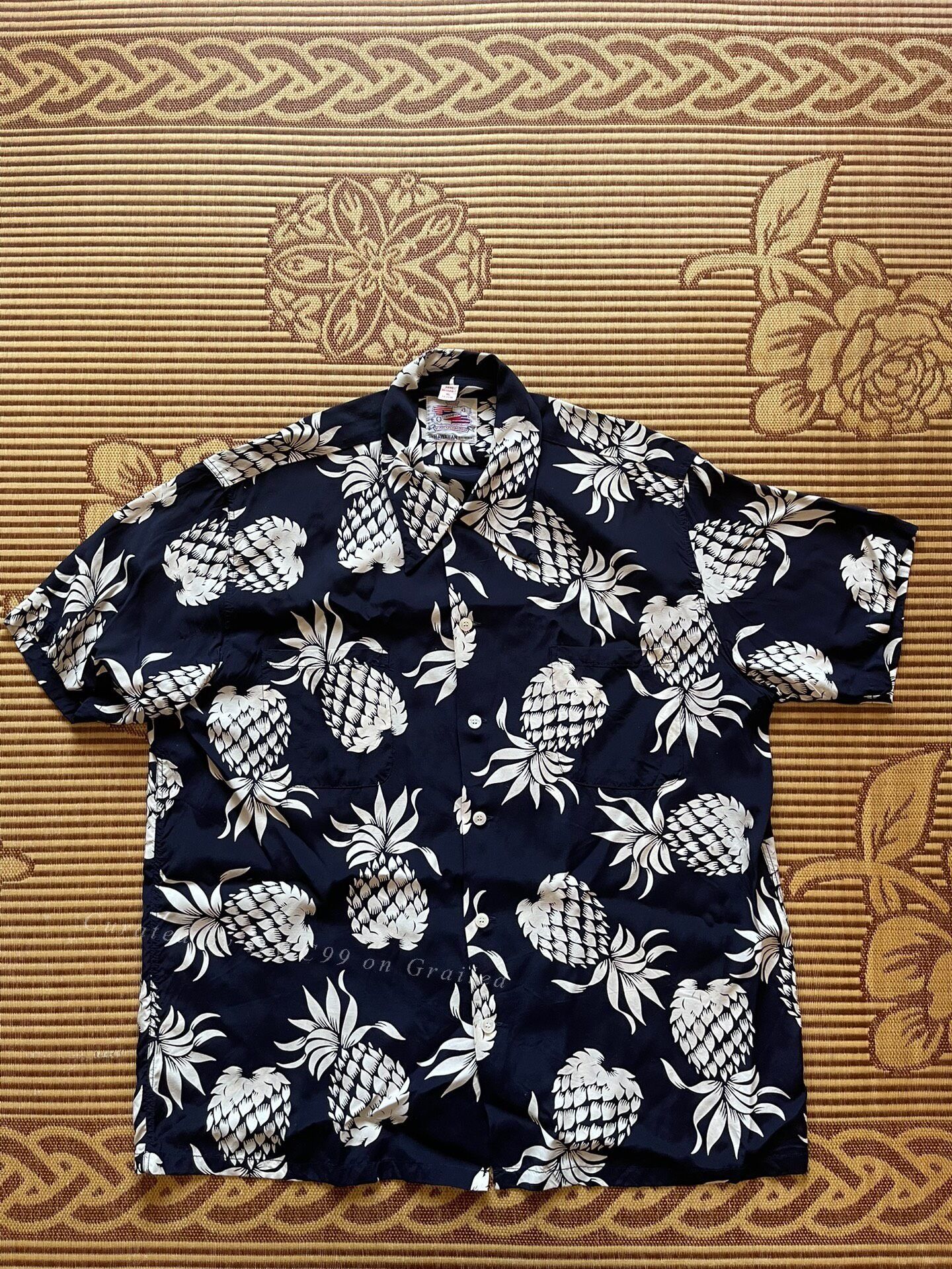 Duke Kahanamoku Duke Kahanamoku Pineapple Hawaiian Shirt Size US M / EU 48-50 / 2 - 1 Thumbnail