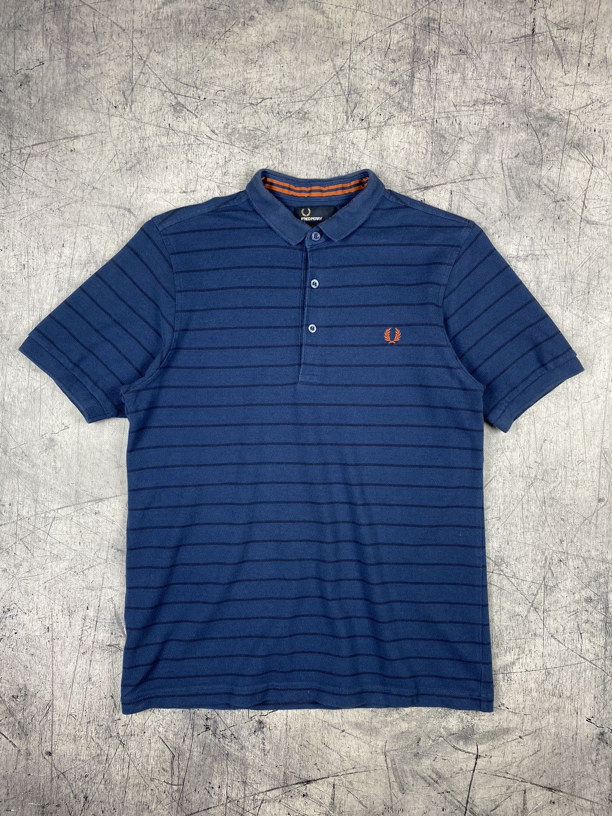 Fred Perry × Vintage Vintage Fred Perry y2k Striped Polo T Shirt Size US M / EU 48-50 / 2 - 2 Thumbnail