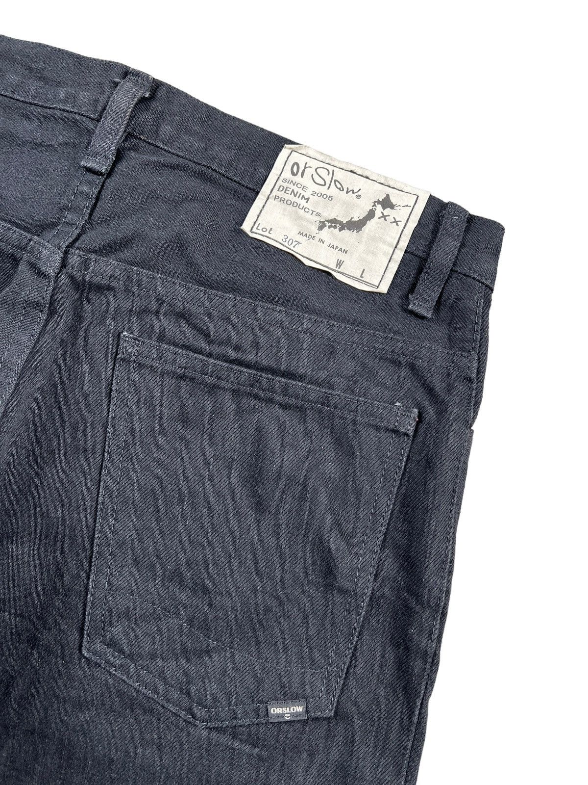 Orslow orSlow Super Black Slim Fit Jeans Size US 31 - 6 Thumbnail