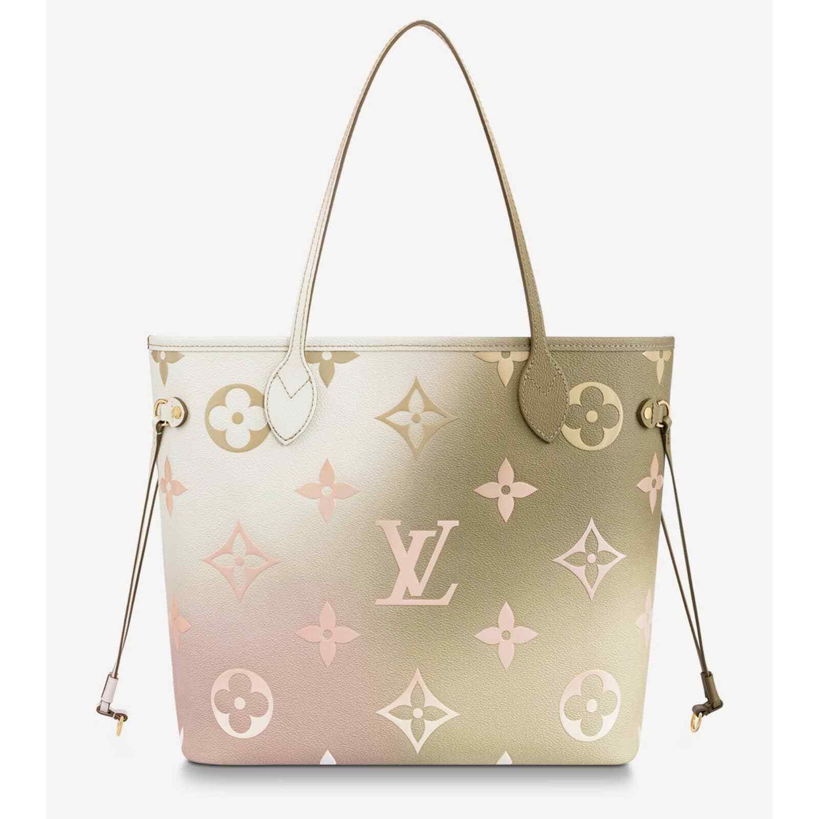 Louis Vuitton Louis Vuitton Neverfull Beige Tote Top Handle Shoulder Bag Size ONE SIZE - 5 Thumbnail