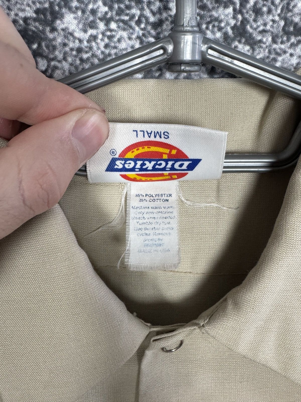Dickies Dickies Short Sleeve Work Shirt Junkyard Garage Vintage Sz S Size US S / EU 44-46 / 1 - 9 Thumbnail