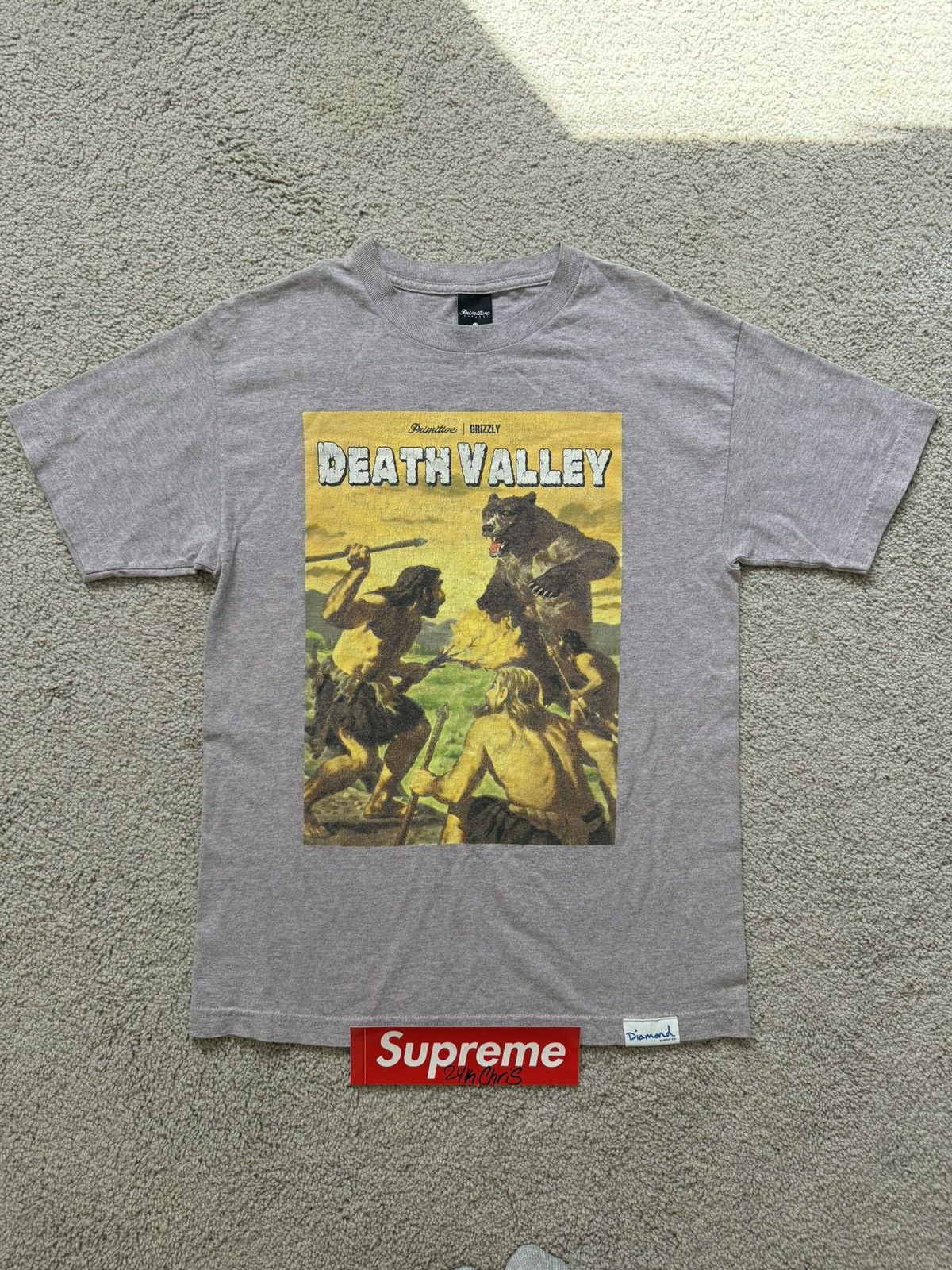 Diamond Supply Co. Primitive x Grizzly Death Valley Tee Size US M / EU 48-50 / 2 - 2 Thumbnail