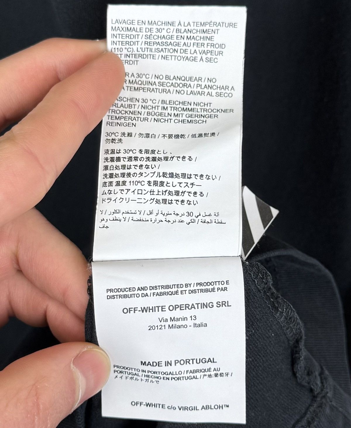 Off-White Off-White Impressionism Virgil Abloh Main Label 2013 T-shirt Size US L / EU 52-54 / 3 - 15 Thumbnail