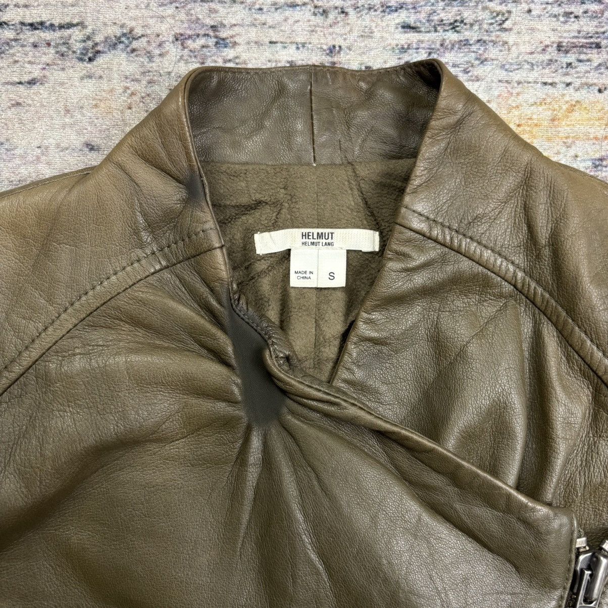 Helmut Lang Helmut lang assymetrical leather jacket Size S / US 4 / IT 40 - 10 Thumbnail