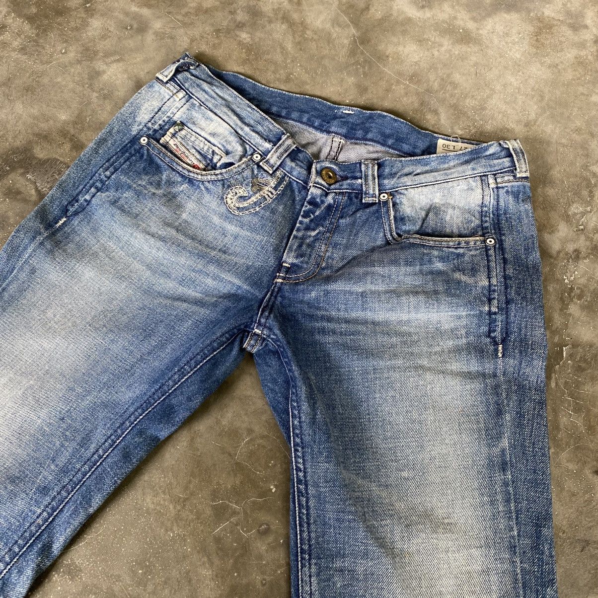 Diesel 2000s Diesel Doozy Distresed Pants Size US 27 - 2 Thumbnail