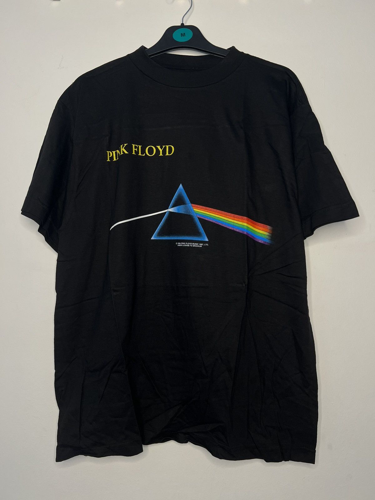 Band Tees × Vintage Vintage 1994 Pink Floyd The Dark Side of the Moon Black Tee Size US XL / EU 56 / 4 - 1 Thumbnail