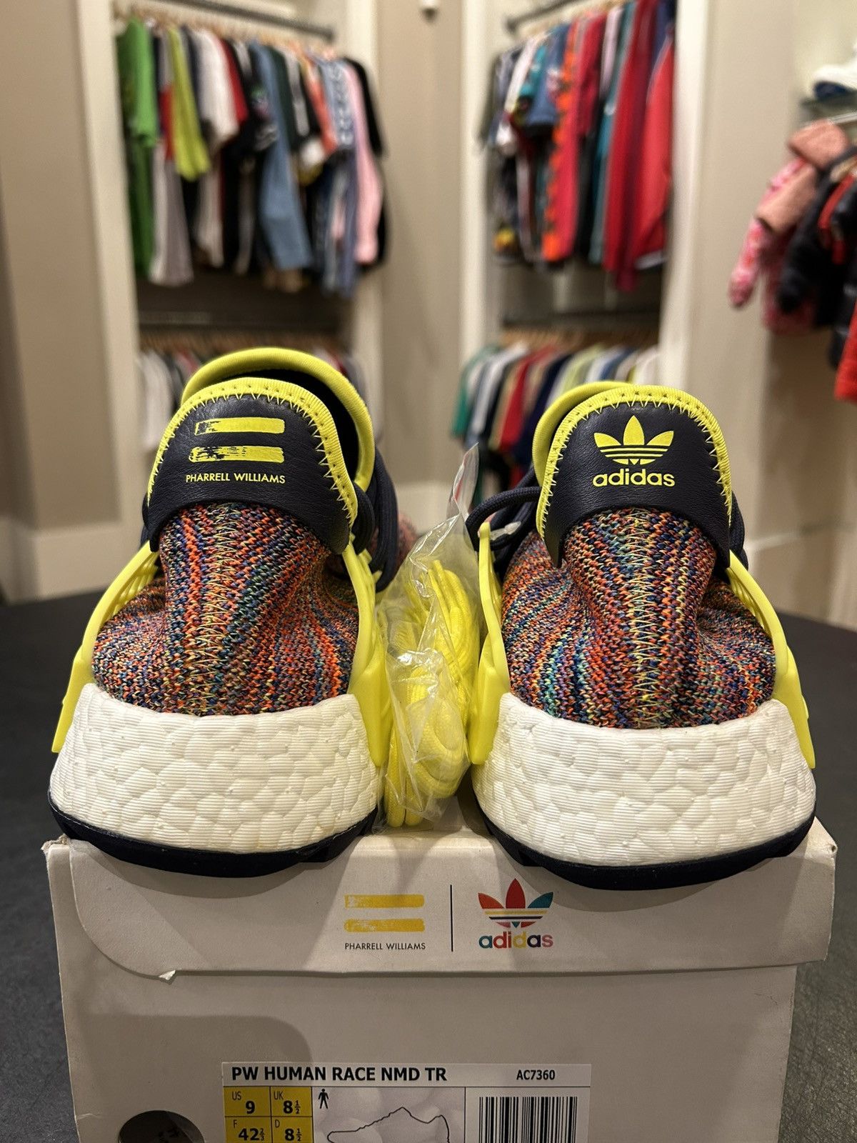Adidas Adidas Pharrell Hu NMD Multi Size US 9 / EU 42 - 3 Thumbnail