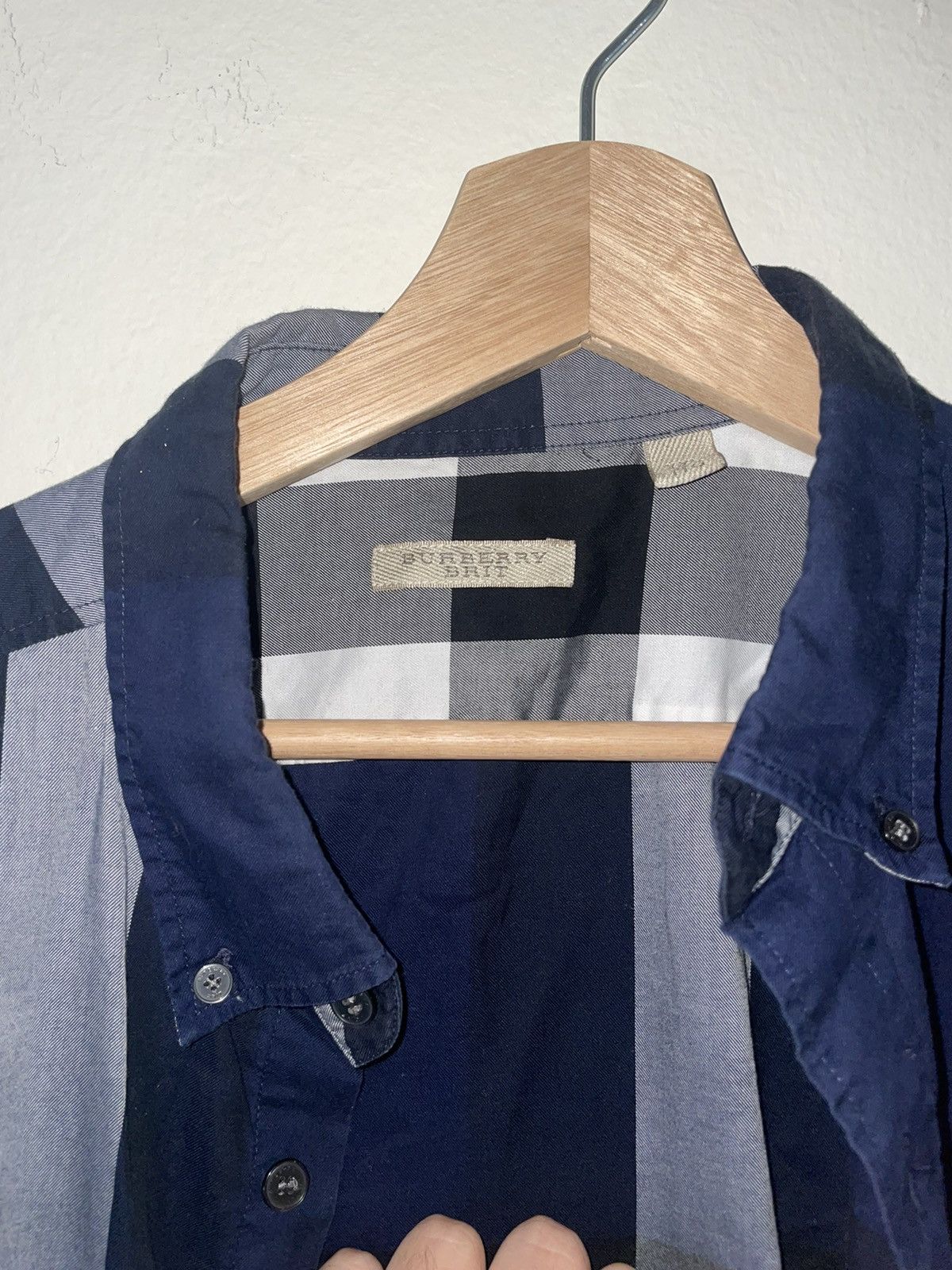 Burberry Burberry shirt in navy blue Size US XL / EU 56 / 4 - 2 Thumbnail
