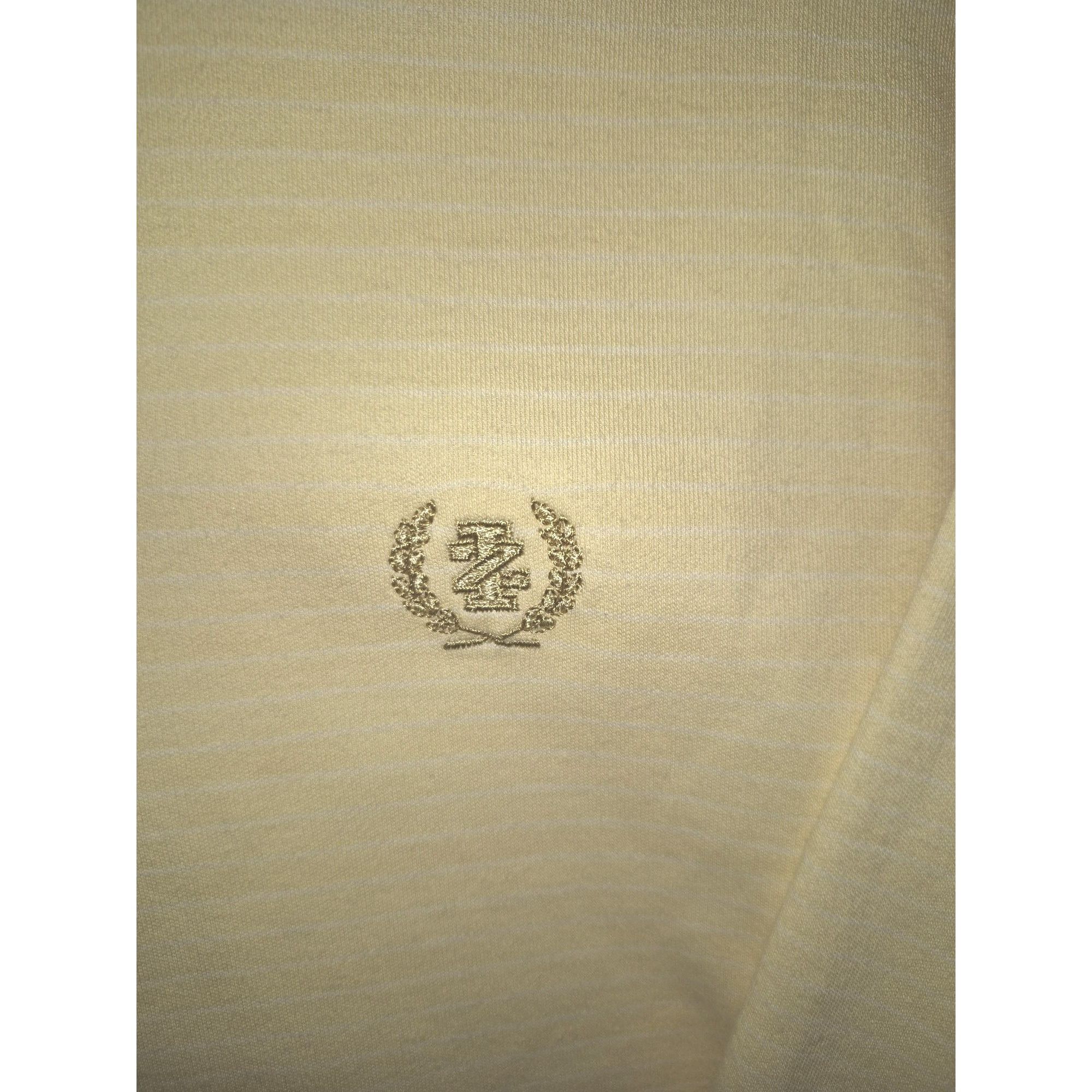 Izod Izod Mens Yellow Striped Polo Shirt Embroidered Logo Large Size US L / EU 52-54 / 3 - 4 Thumbnail