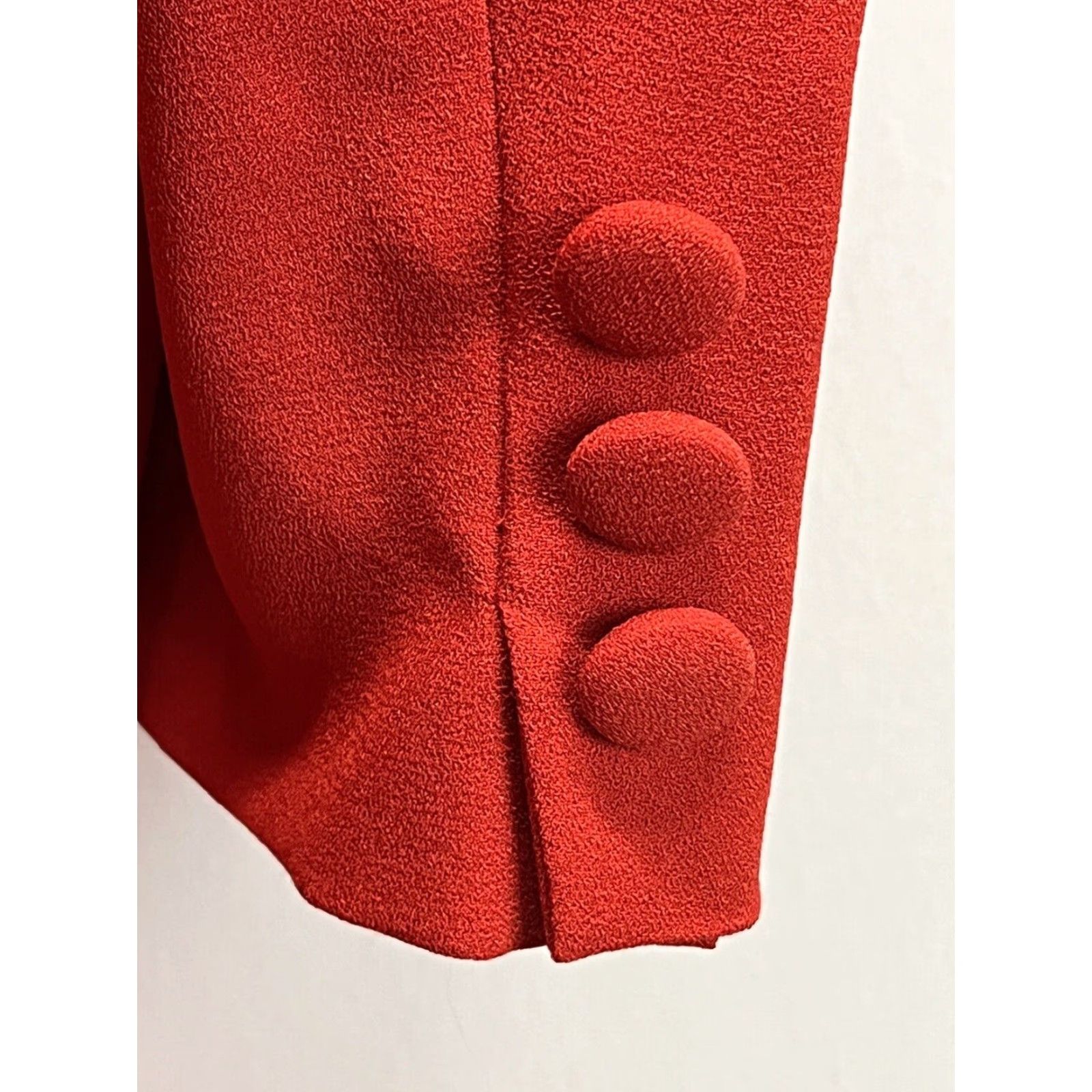 Jones New York VINTAGE Jones New York Dress Womens Size 16 Red Double Breasted Knee Length Long Sleeve Made USA Career Size XXL / US 16-18 / IT 52-54 - 7 Thumbnail