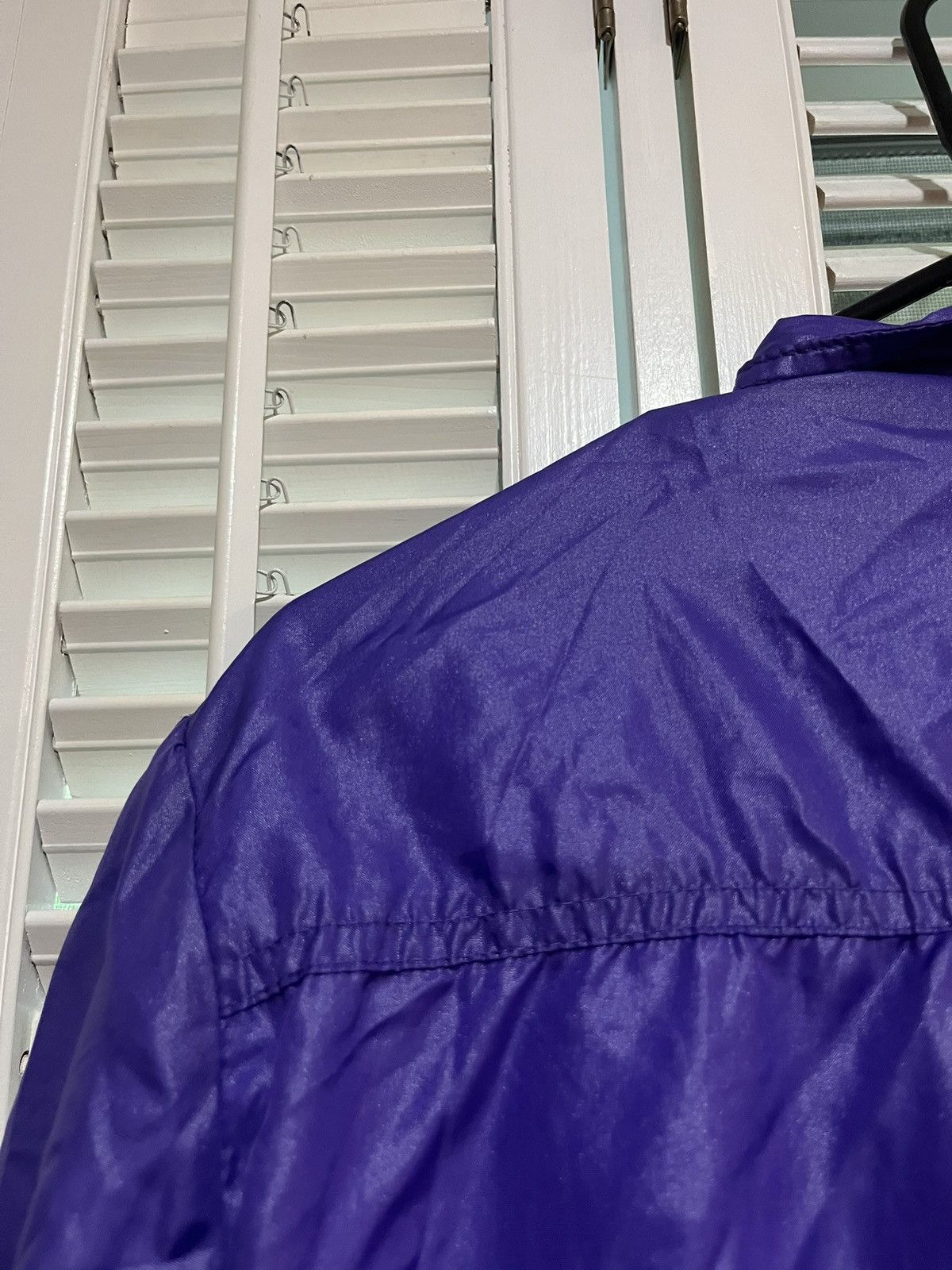 Other 1980s Purple Windbreaker Pool Jacket : M Size US L / EU 52-54 / 3 - 5 Thumbnail
