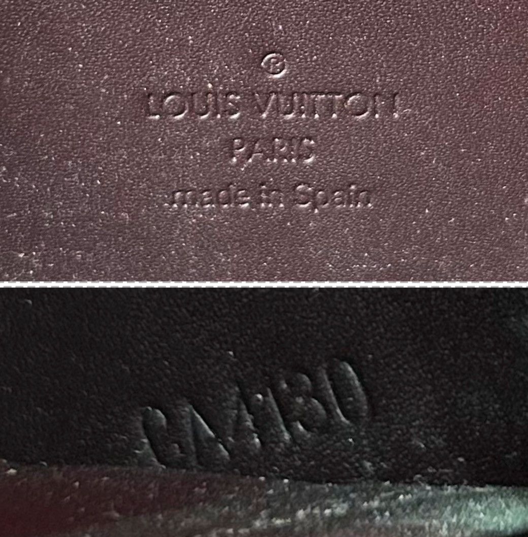 Louis Vuitton Louis Vuitton Monogram Amarante Vernis Zippy Wallet CA4130 Size ONE SIZE - 4 Thumbnail