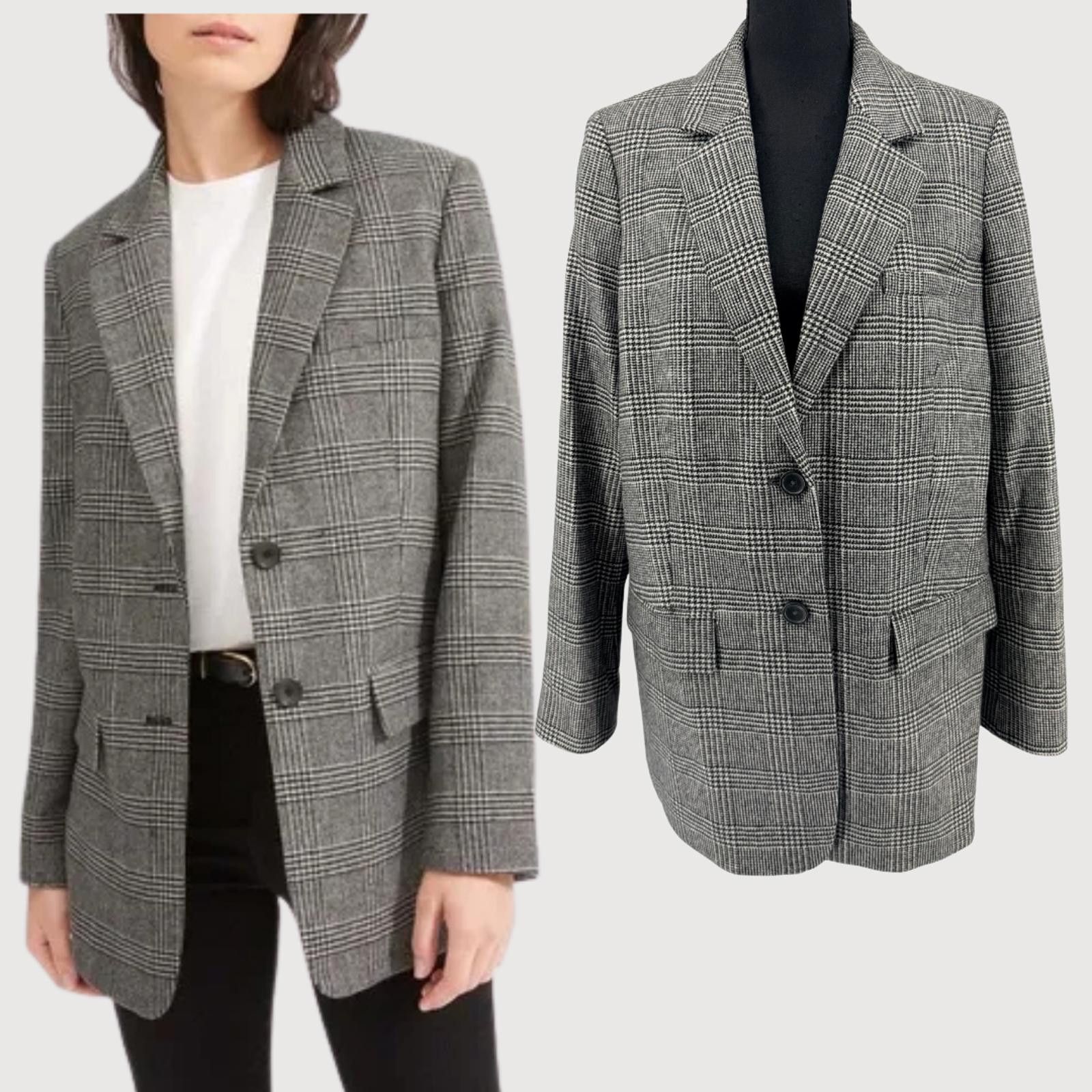 Everlane Everlane Houndstooth Blazer 8 Quiet Luxury Size M / US 6-8 / IT 42-44 - 1 Thumbnail