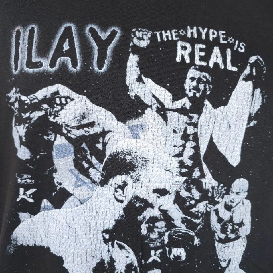 Comfort Colors Ilay Barzilay T Shirt Mens Size Medium Black Israeli Jewish MMA Fighter Comfort Colors Shirt Mens Black MMA Fighter 2010s Size US M / EU 48-50 / 2 - 3 Thumbnail
