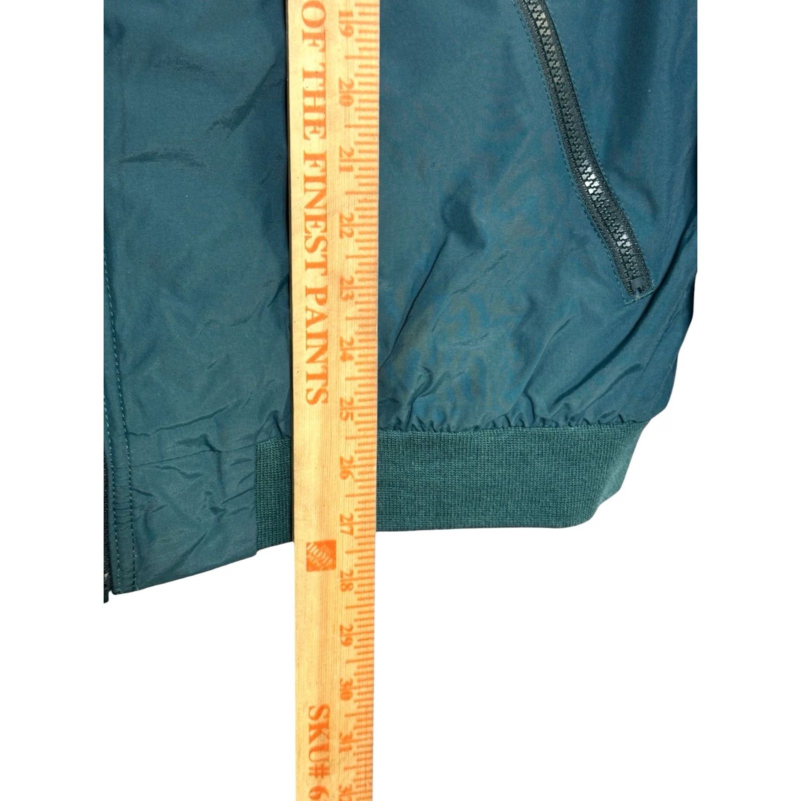 Vintage VINTAGE L.L. Bean Warm-Up Jacket Bomber Jacket Teal Green Fleece Full Zip XL Men Size US XL / EU 56 / 4 - 2 Thumbnail