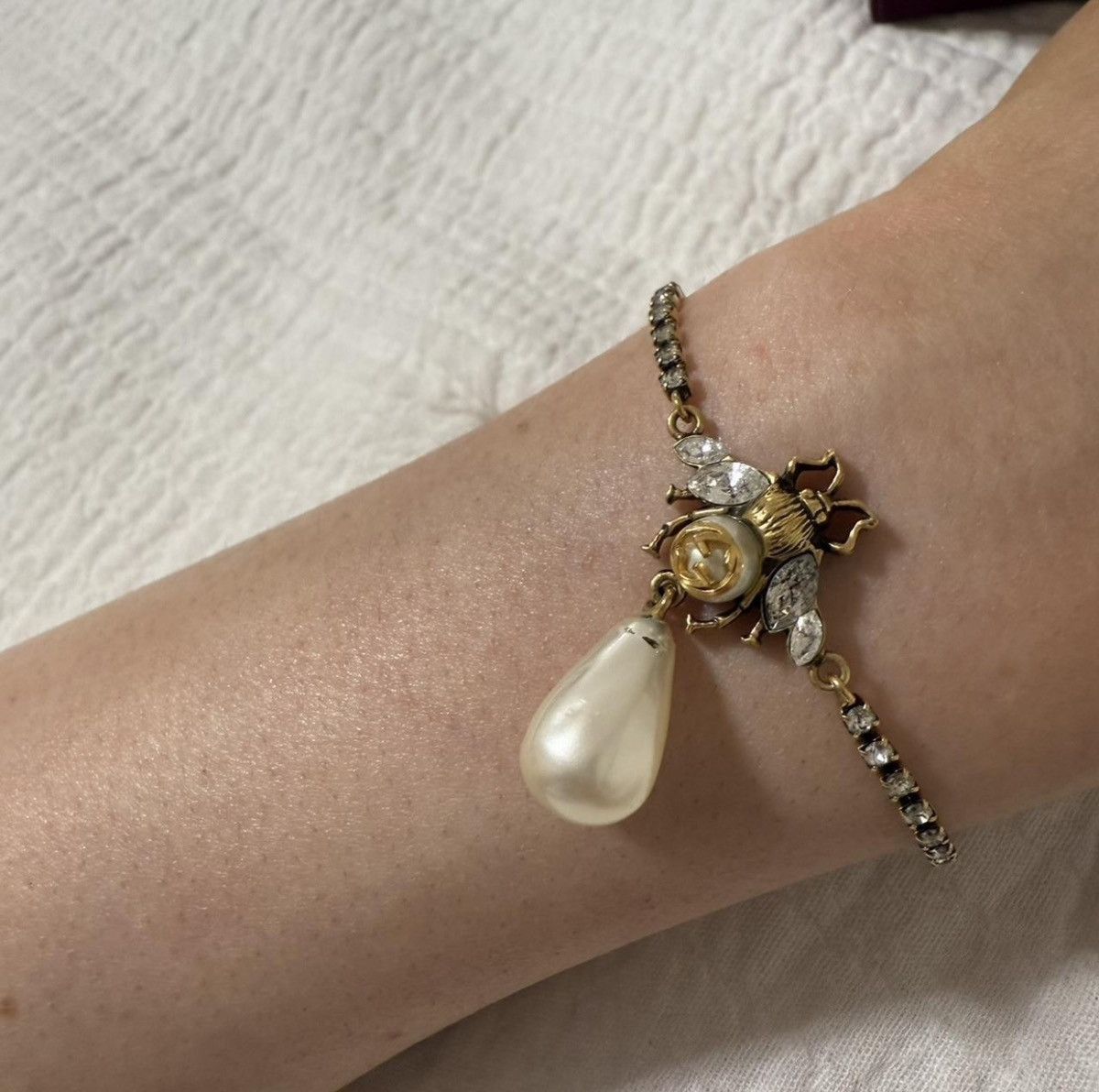 Gucci Gucci bee pearl bracelet Size ONE SIZE - 3 Thumbnail