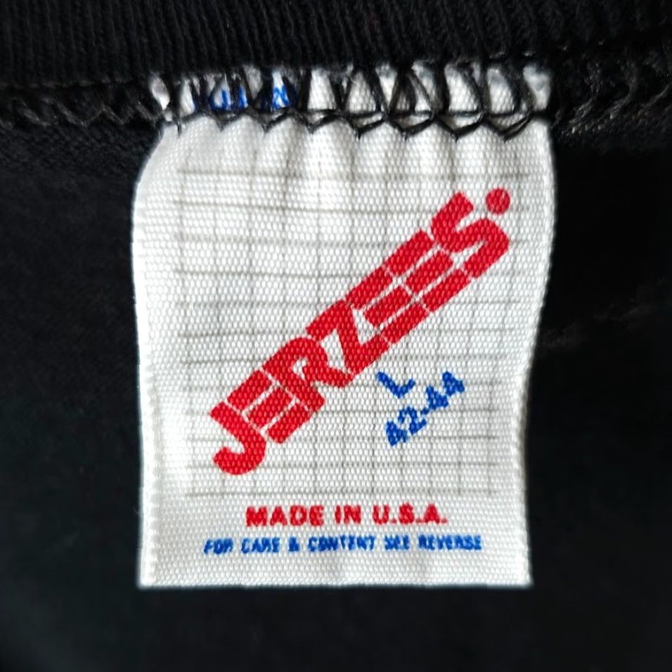Jerzees VINTAGE Jerzees Our Town T Shirt Mens L Black 90s Main Street Gallery Theatre USA Mens T-Shirt 90s theater drama Riverside Size US L / EU 52-54 / 3 - 7 Thumbnail