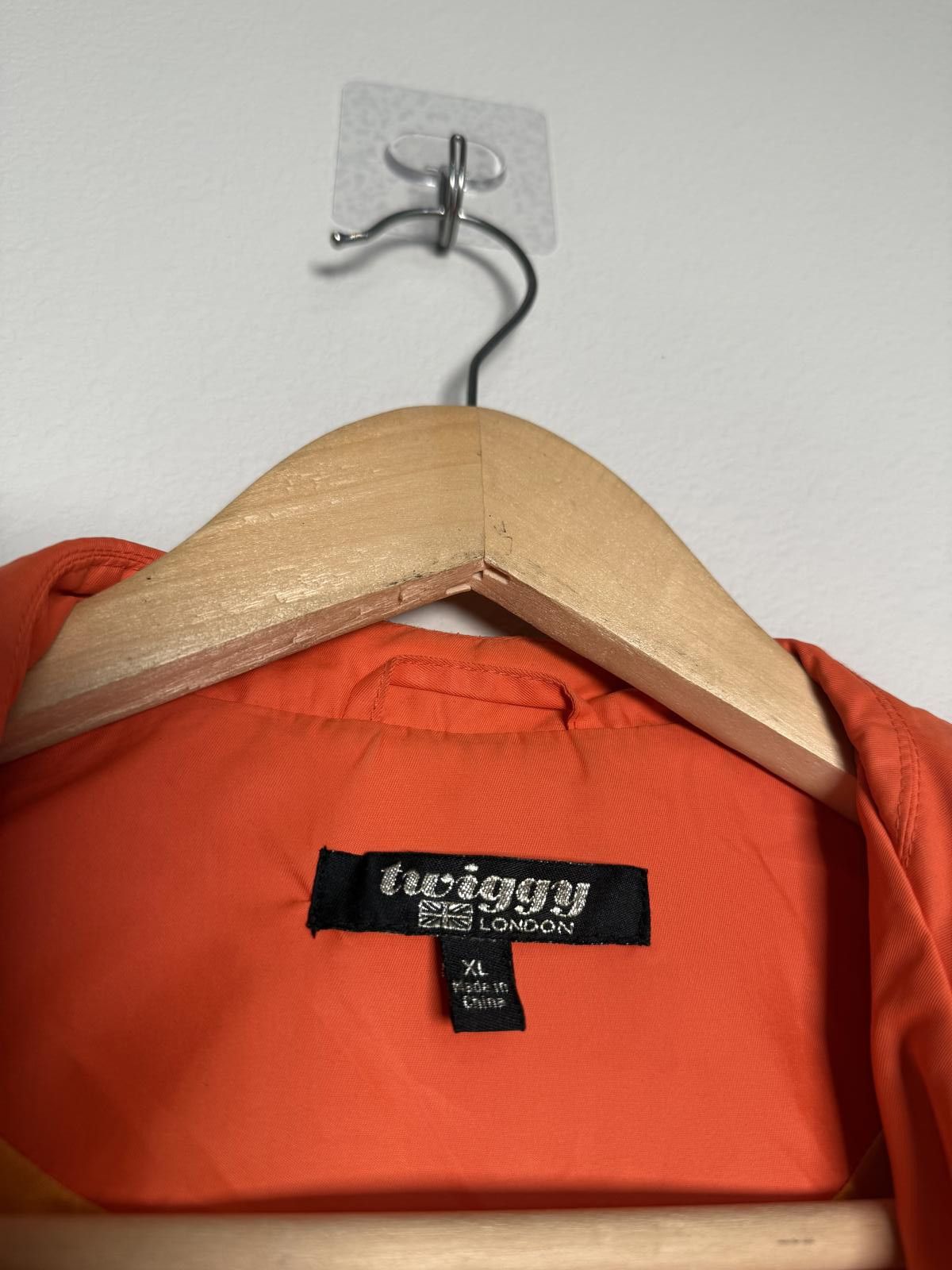 Other Stylish Vibrant Orange Women's Trench Coat Size XL / US 12-14 / IT 48-50 - 7 Thumbnail
