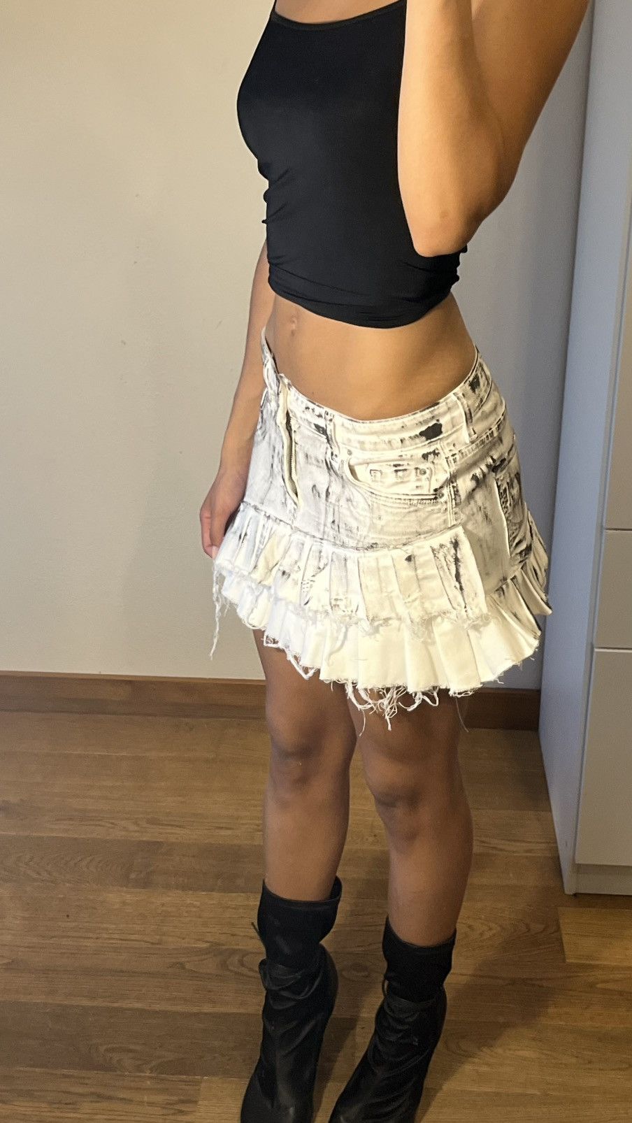 Miu Miu Custommade skirt | mini skirt | mini rock Size 24" / US 00 / IT 34 - 3 Thumbnail