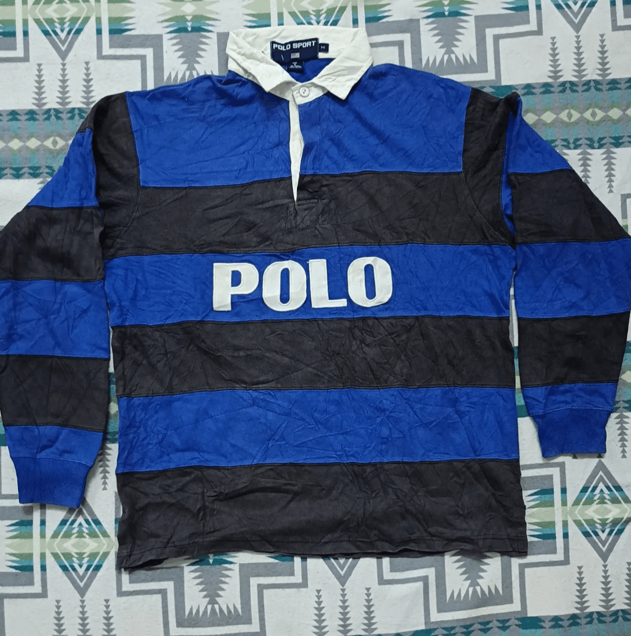 Polo Ralph Lauren 🔥🔥Rare Vintage 90s Polo Ralph Lauren Polo Sport Rubgy L/S Size US L / EU 52-54 / 3 - 2 Thumbnail