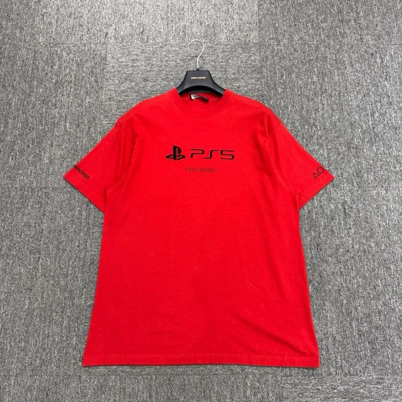 Balenciaga Balenciaga PS5 Collaboration Print Tee - dmc Size US XXS / EU 40 - 1 Thumbnail