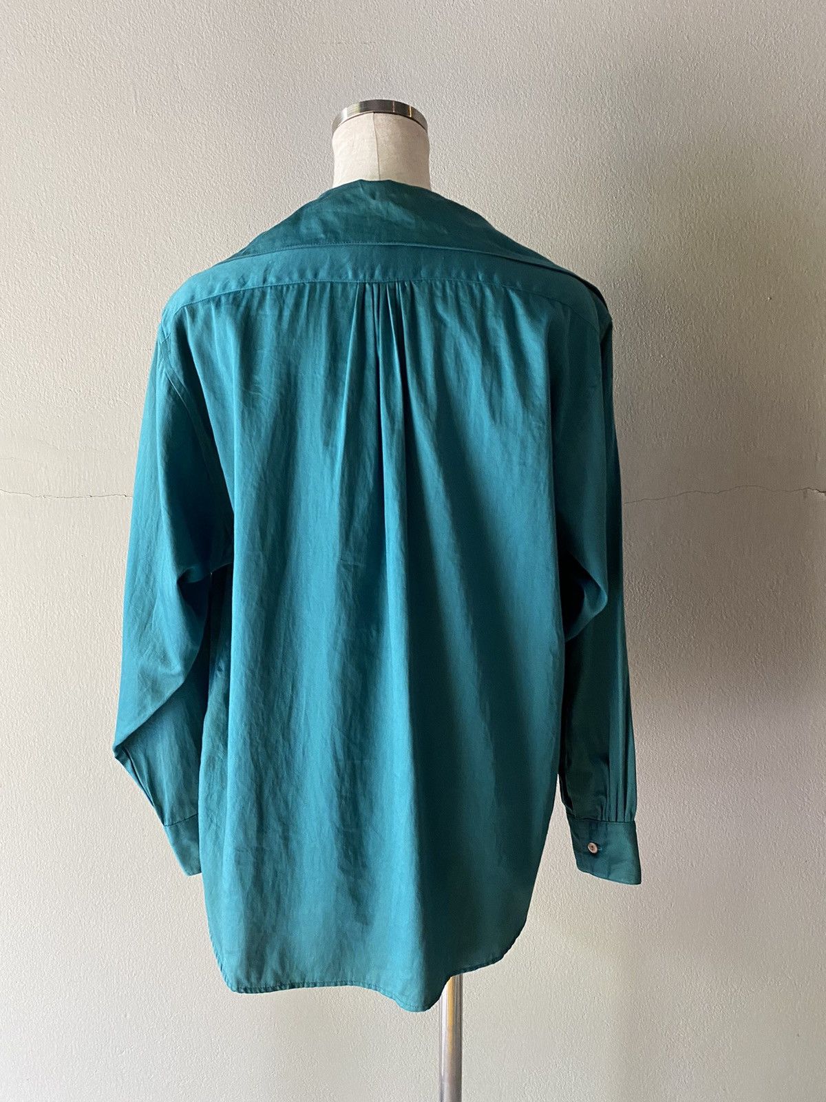 Kenzo KENZO Vintage turquoise green blouse Size M / US 6-8 / IT 42-44 - 12 Thumbnail