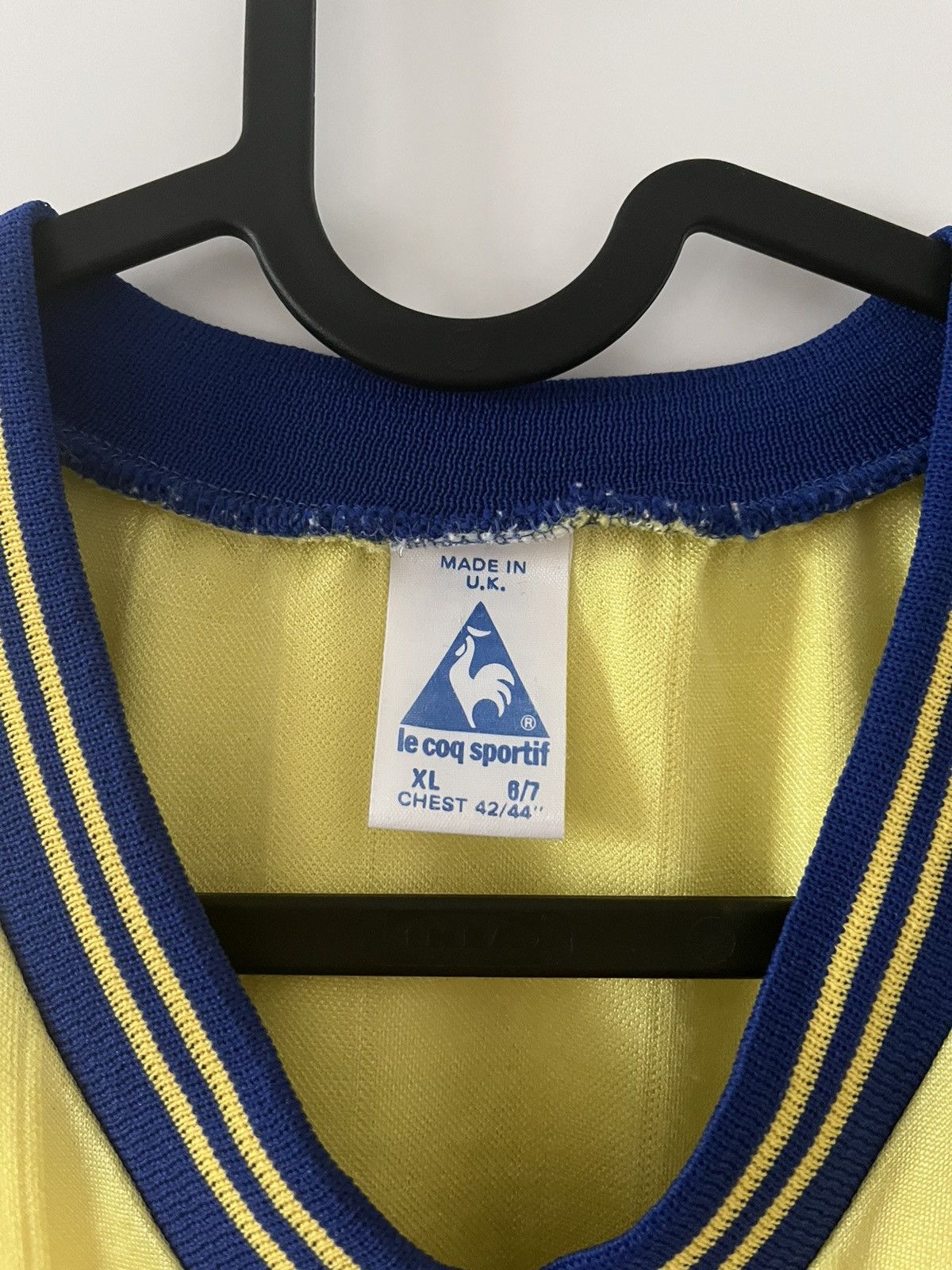 Everton Le Coq Sportif 1985/1986 wyjazdowa Vintage — zdjęcie 4